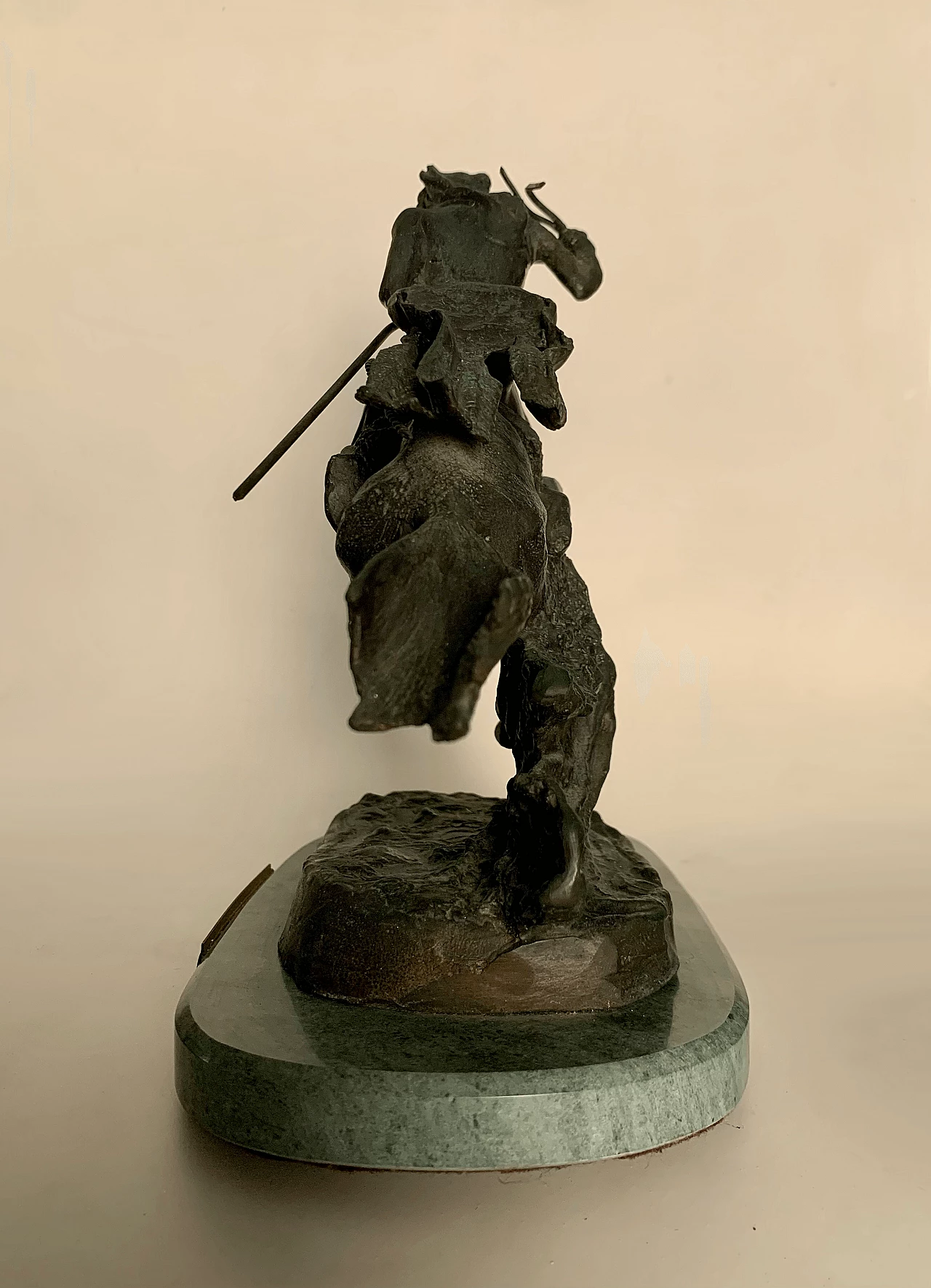 Frederic Remington, Cheyenne, scultura in bronzo 4