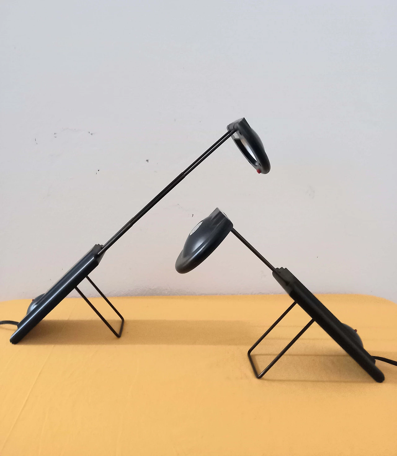Pair of Slim table lamps by Ilmo, 1980s 1