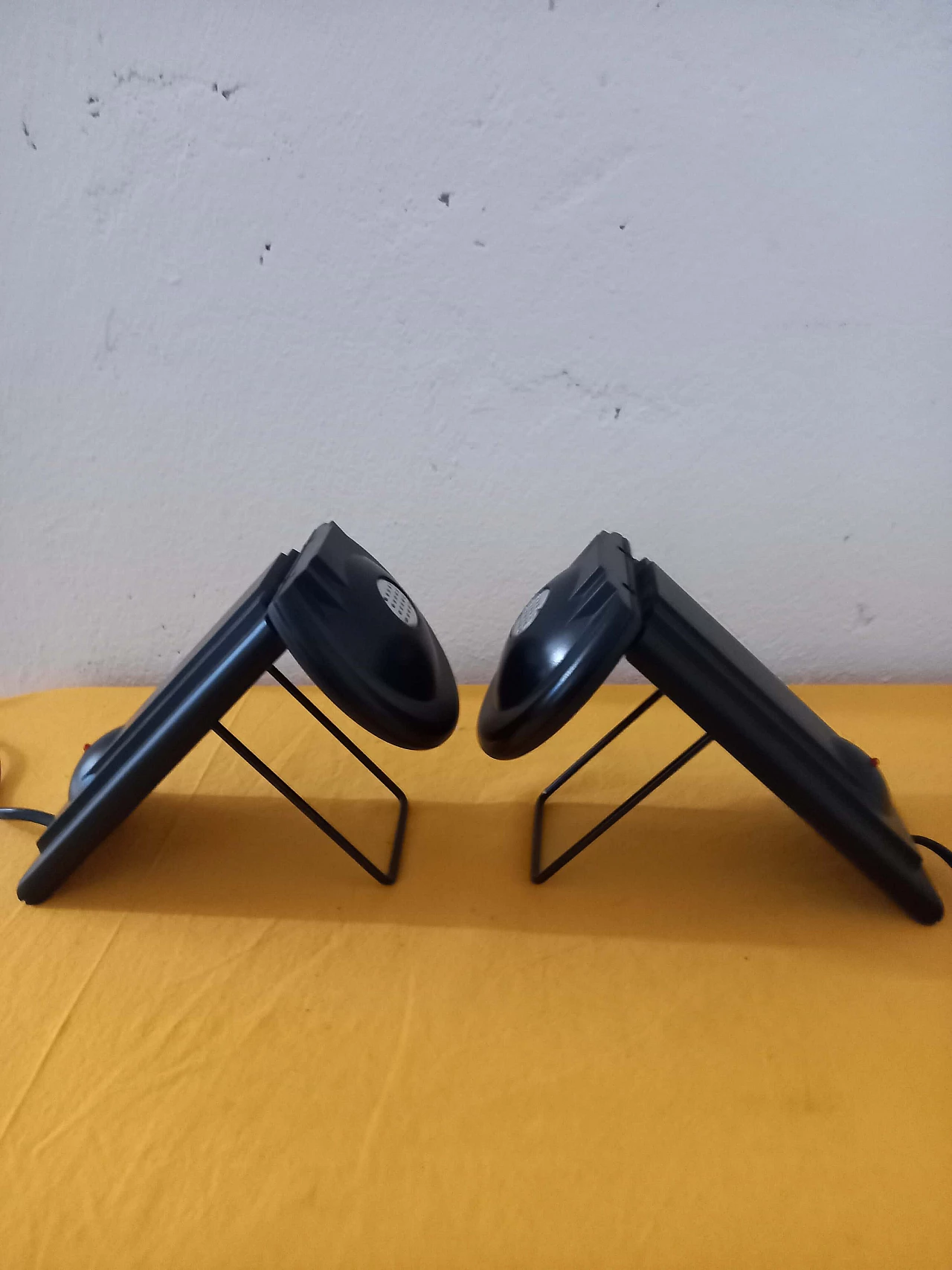 Pair of Slim table lamps by Ilmo, 1980s 2
