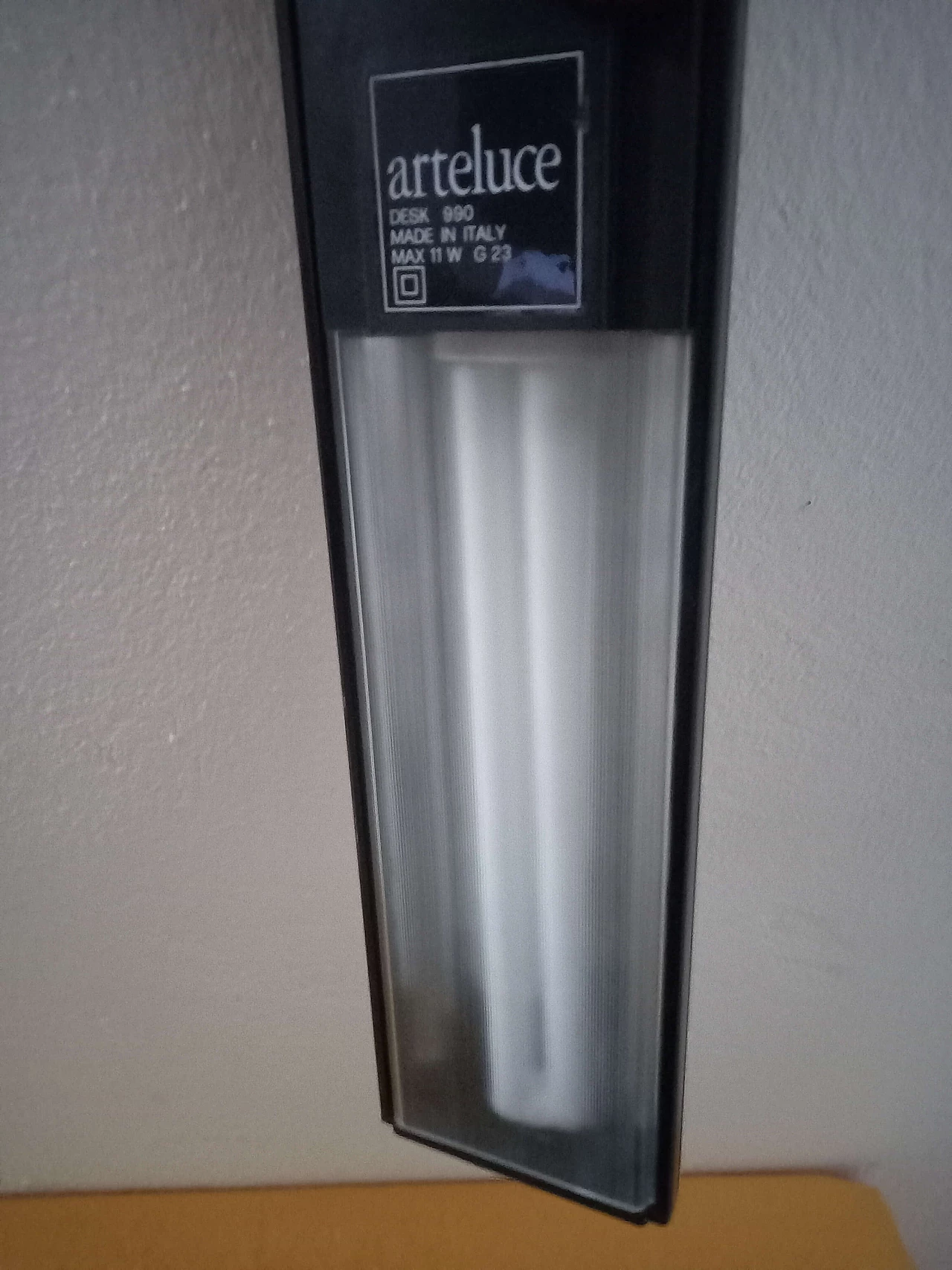 Desk 990 table lamp by Ezio Didone for Arteluce, 1980s 2