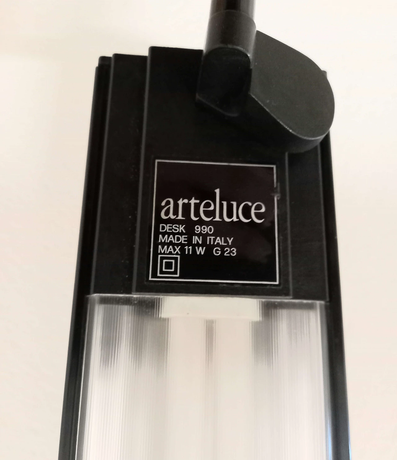 Desk 990 table lamp by Ezio Didone for Arteluce, 1980s 5