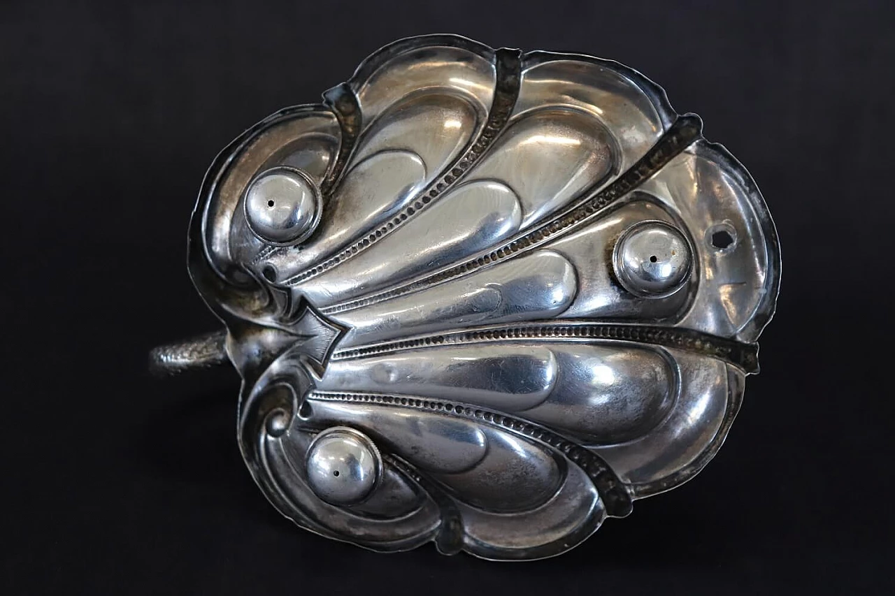 Candeliere Art Nouveau in argento di Wilhelm Binder, fine '800 5
