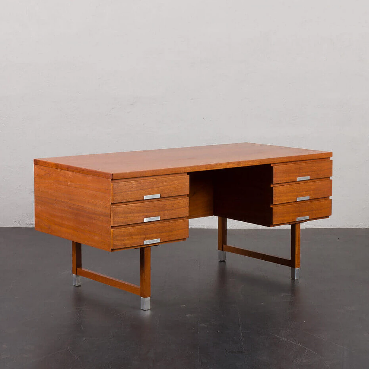 EP401 teak desk by Kai Kristiansen for Feldballes Møbelfabrik, 1960s 5