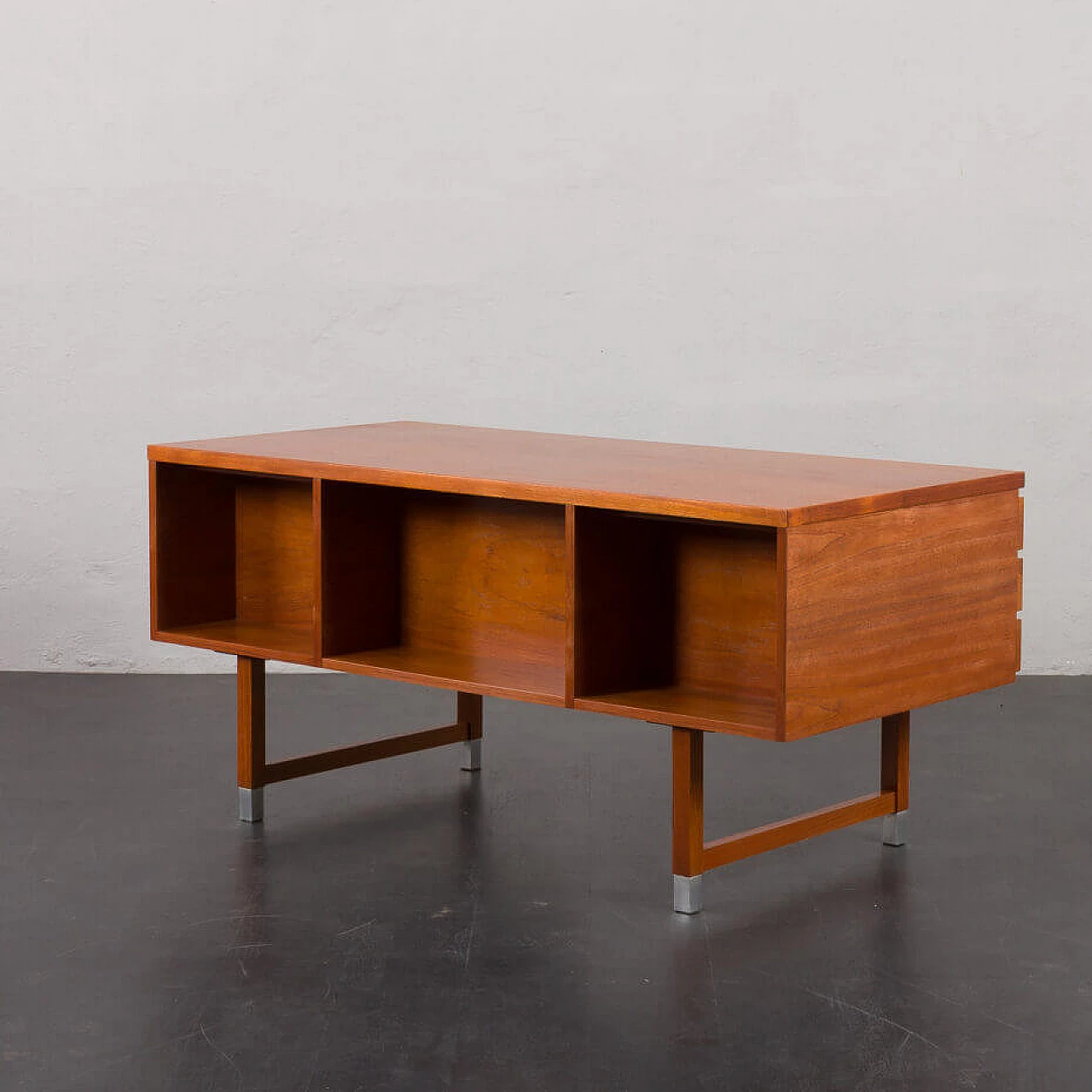 EP401 teak desk by Kai Kristiansen for Feldballes Møbelfabrik, 1960s 7