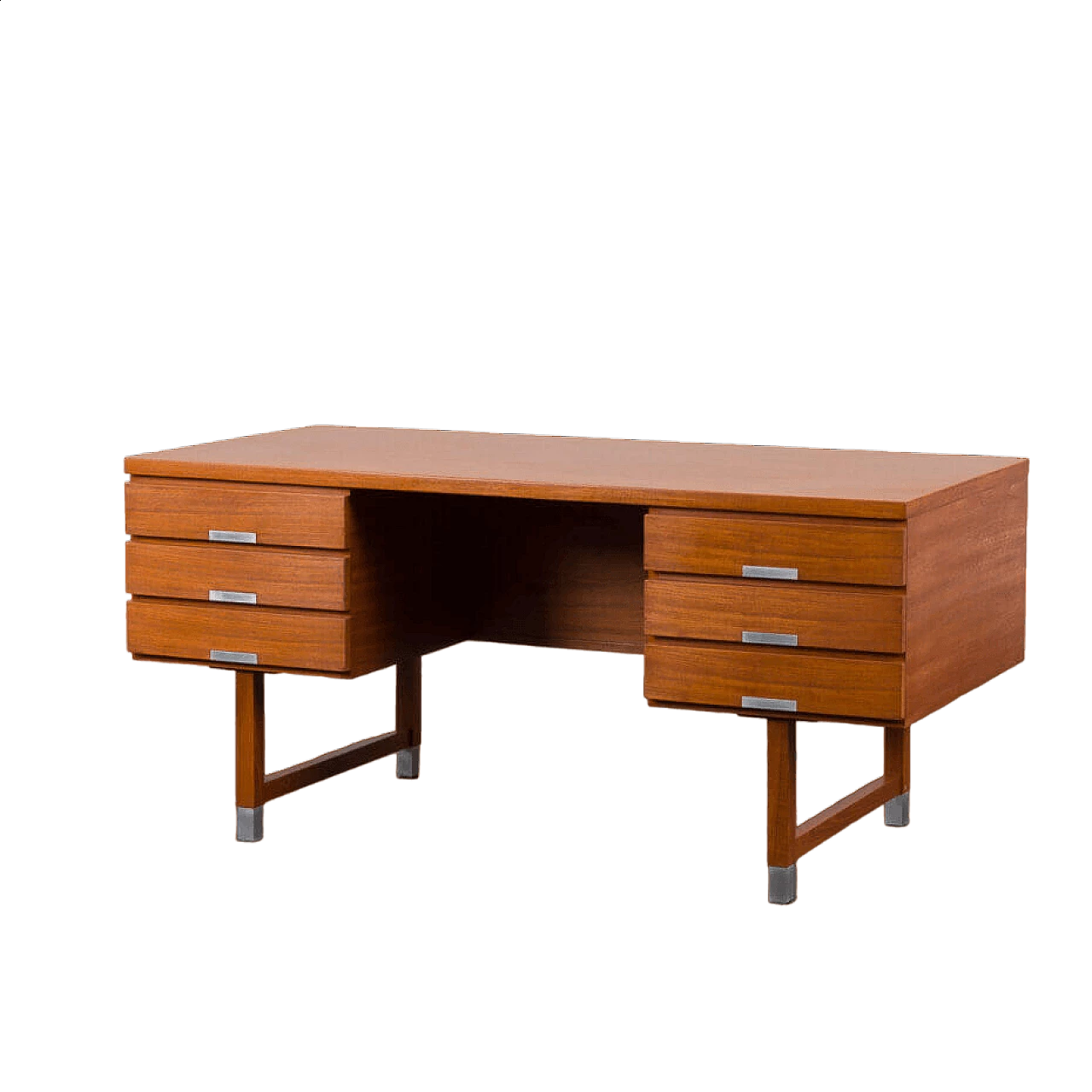 EP401 teak desk by Kai Kristiansen for Feldballes Møbelfabrik, 1960s 18