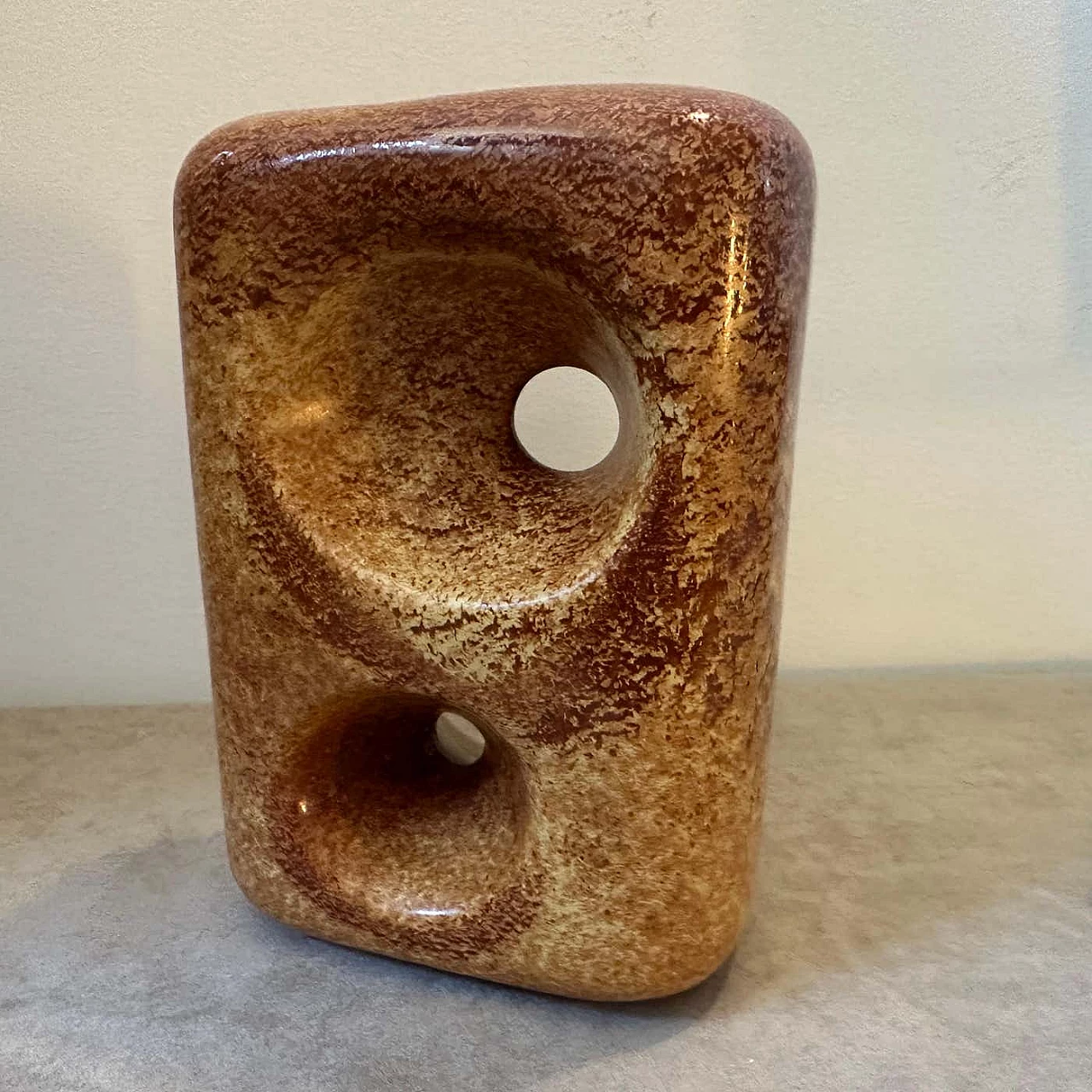 Coppia di vasi in ceramica di Bertoncello, anni '70 11