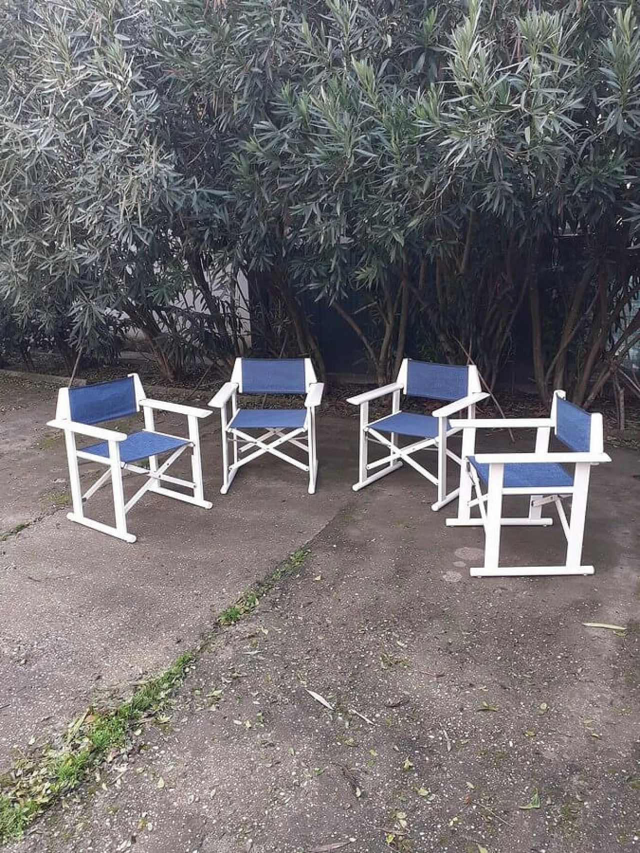 4 Hollywood folding chairs by Carlo Hauner for Reguitti, 1970s 6