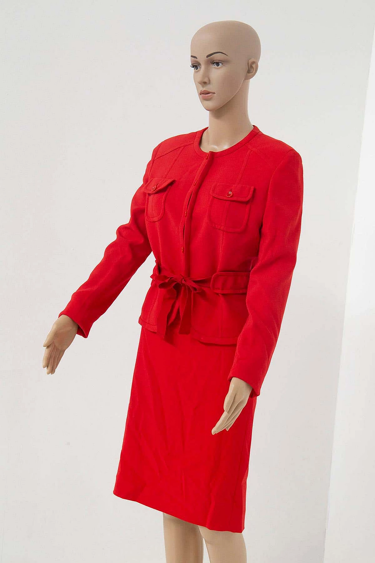 Red sheath dress by Valentino Garavani, 1990s 1