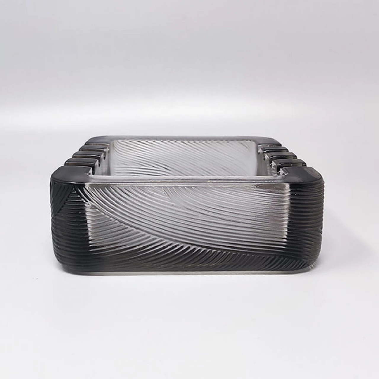 Accendino da tavolo e posacenere in cristallo di Sergio Asti per Arnolfo di Cambio, anni '70 7