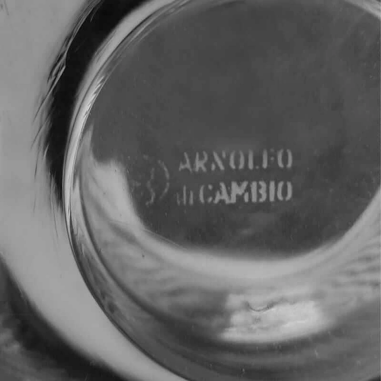 Accendino da tavolo e posacenere in cristallo di Sergio Asti per Arnolfo di Cambio, anni '70 10