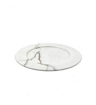 White Carrara marble centrepiece by Up&Up Italia, 1970s
