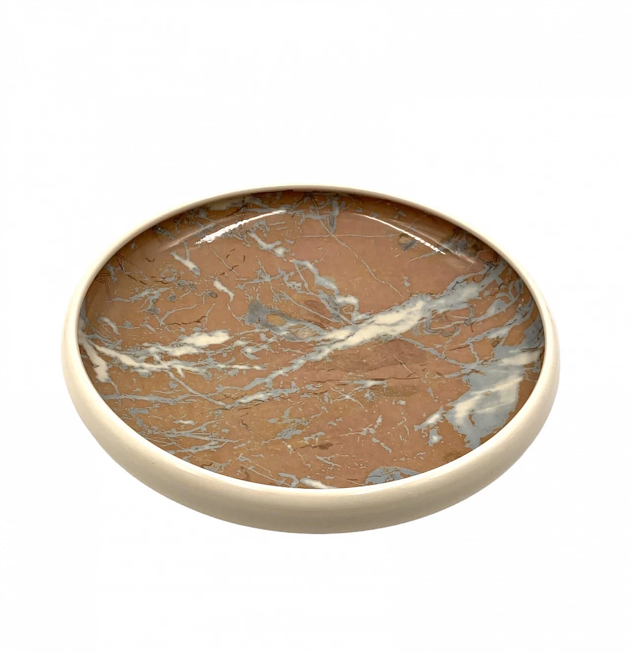 Marbled ceramic centerpiece by Alvino Bagni, 1970s 5