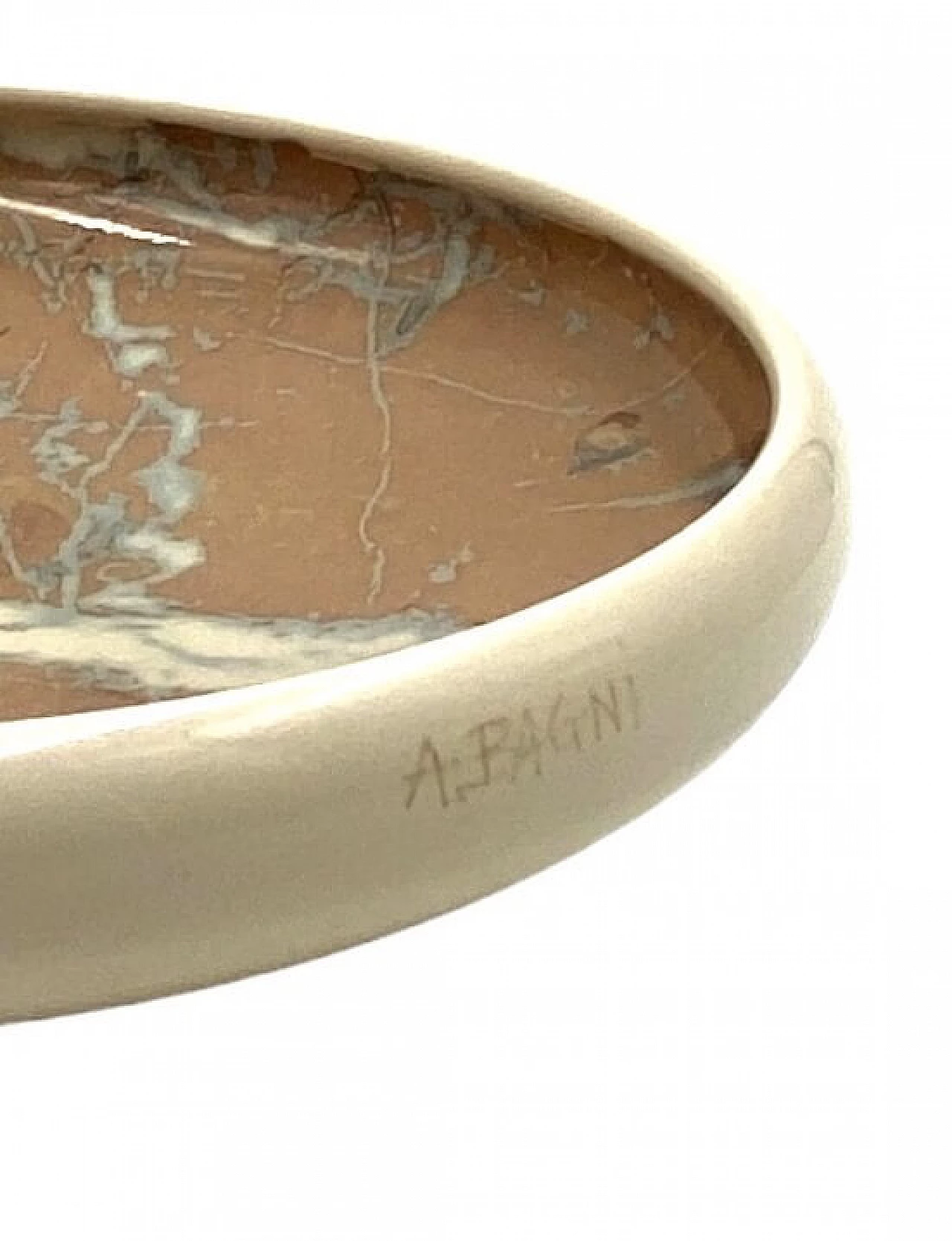 Marbled ceramic centerpiece by Alvino Bagni, 1970s 10