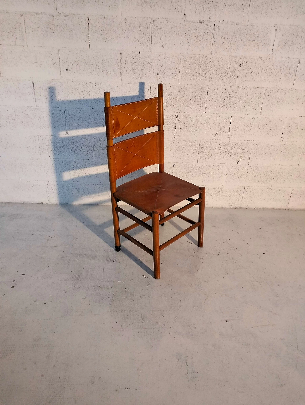 4 Kentucky chairs by Carlo Scarpa for Bernini, 1980s 9