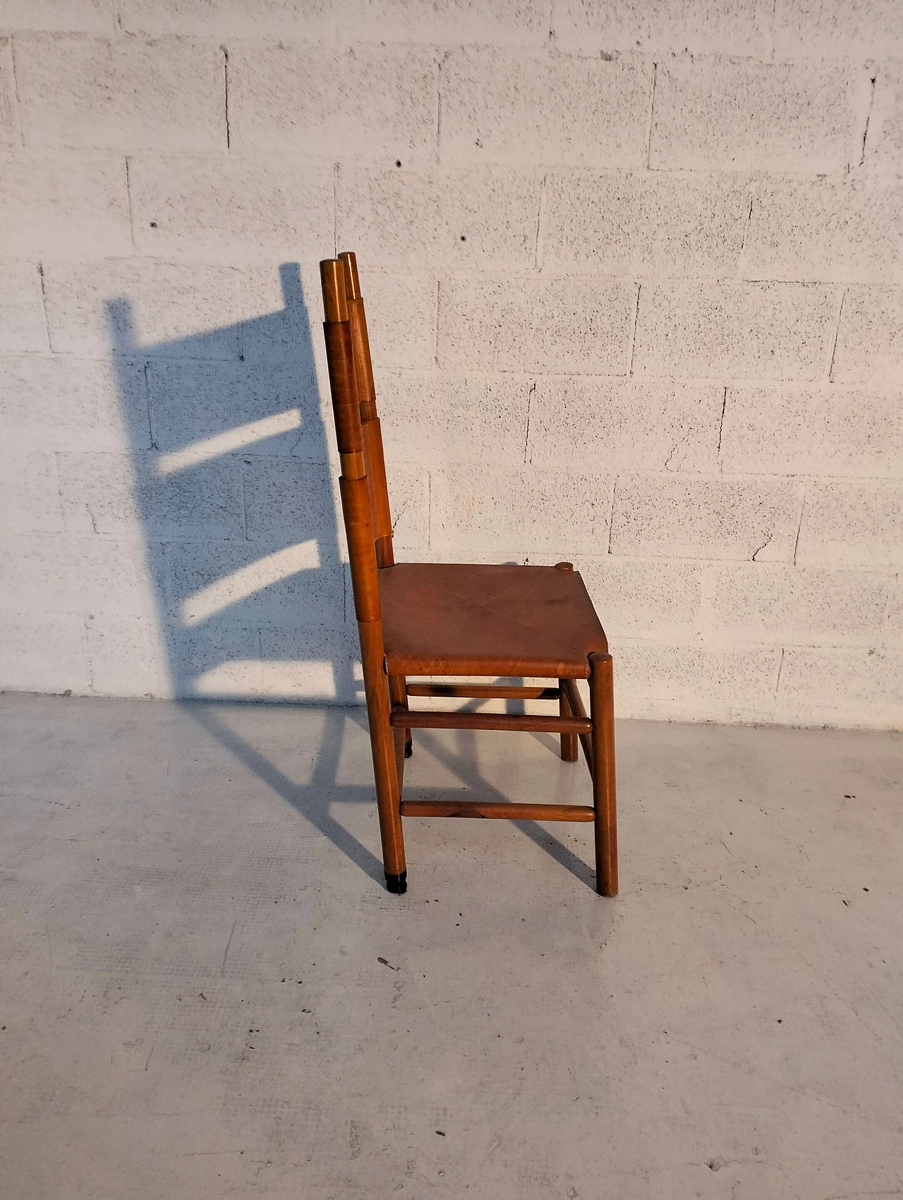 4 Kentucky chairs by Carlo Scarpa for Bernini, 1980s 10