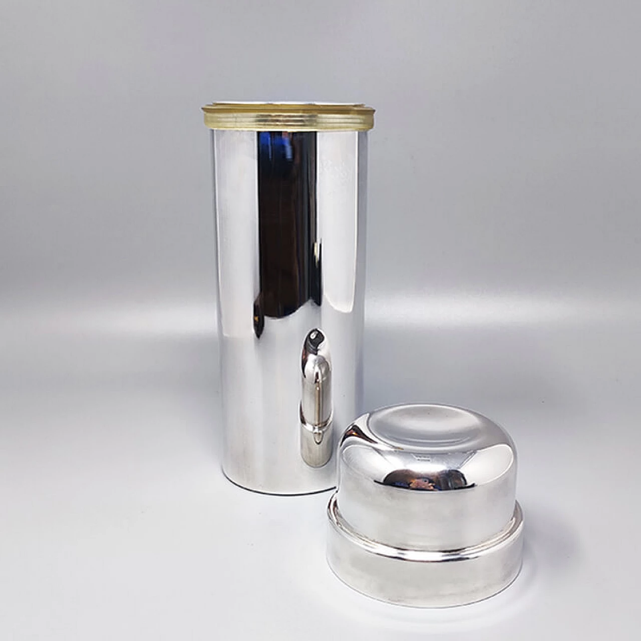 Silver-plated shaker by P.M., 1960s 7