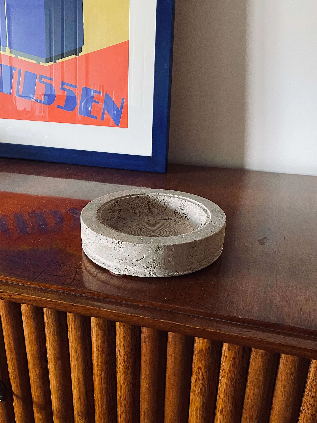 Travertine ashtray by CN Cerri Nestore, 1970s 3
