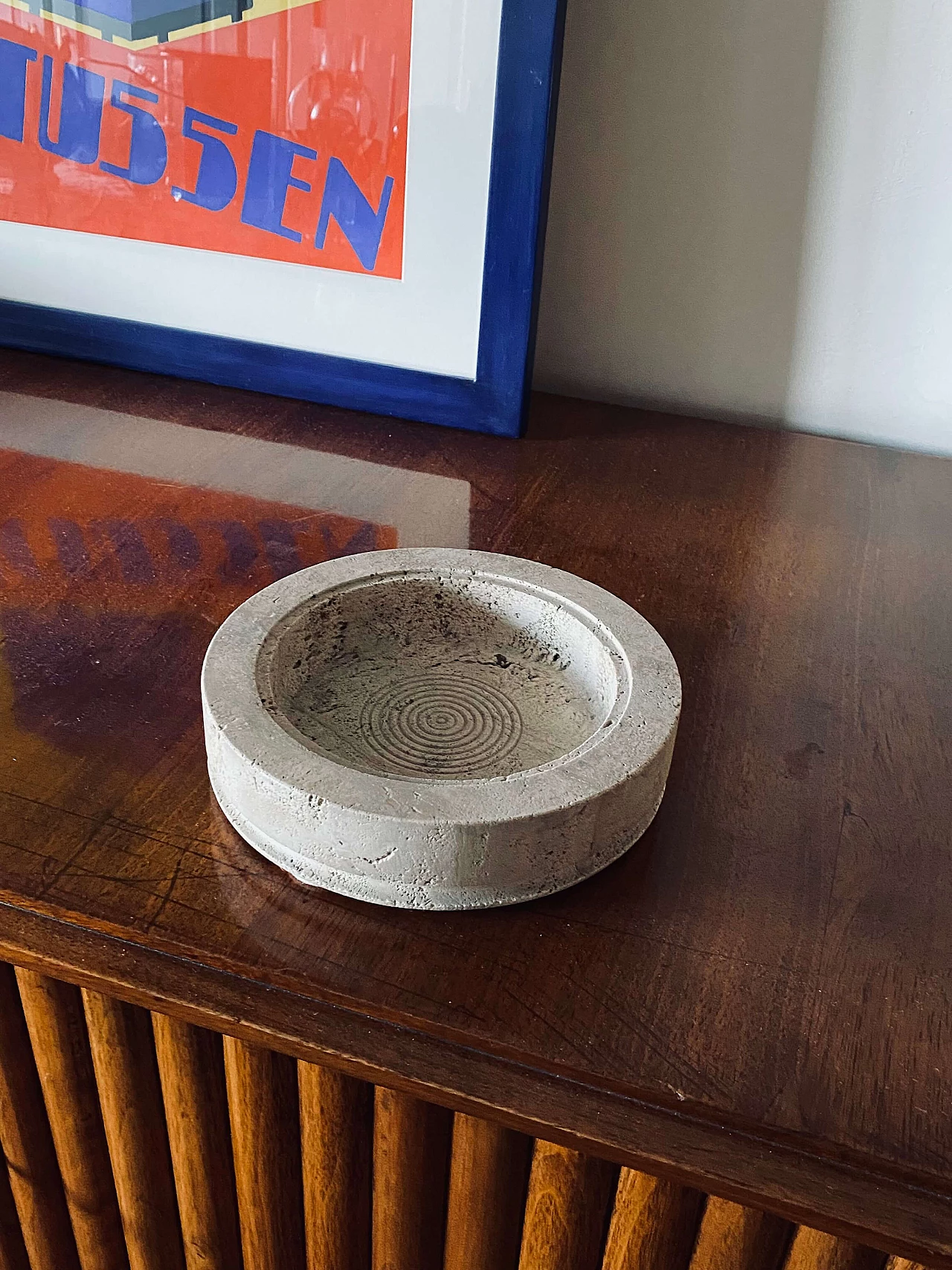 Travertine ashtray by CN Cerri Nestore, 1970s 4