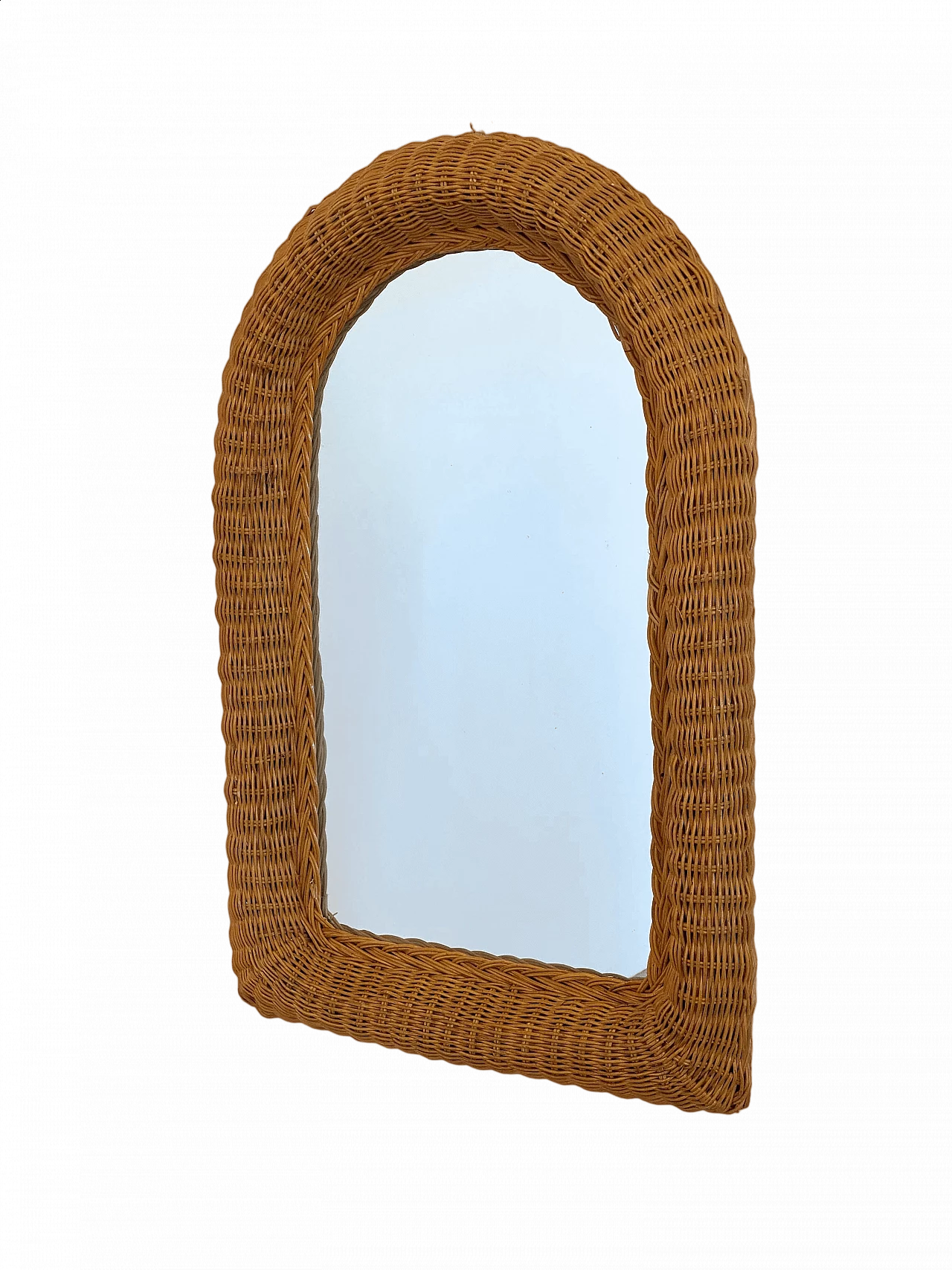 Specchiera in vimini, anni '70 7