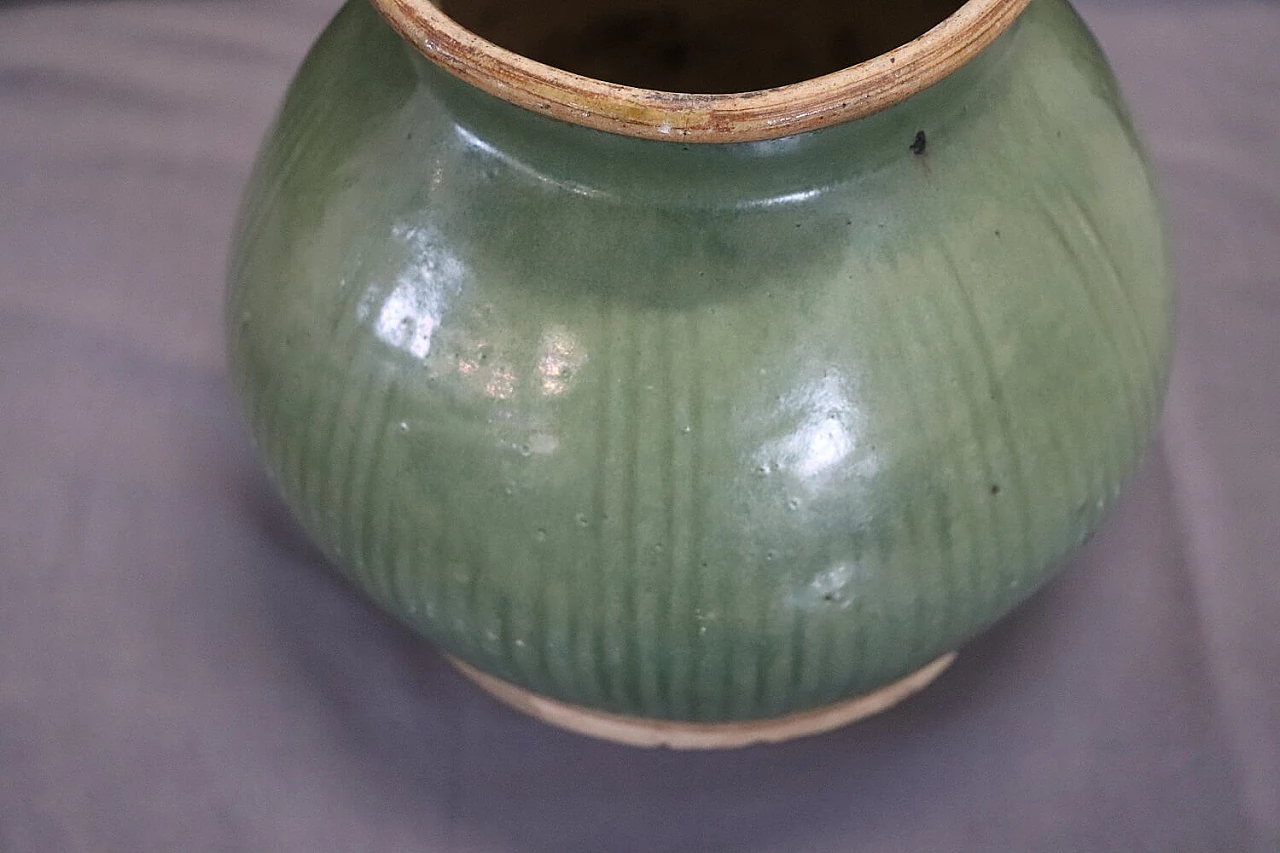 Vaso Ming cinese in gres Celadon 5