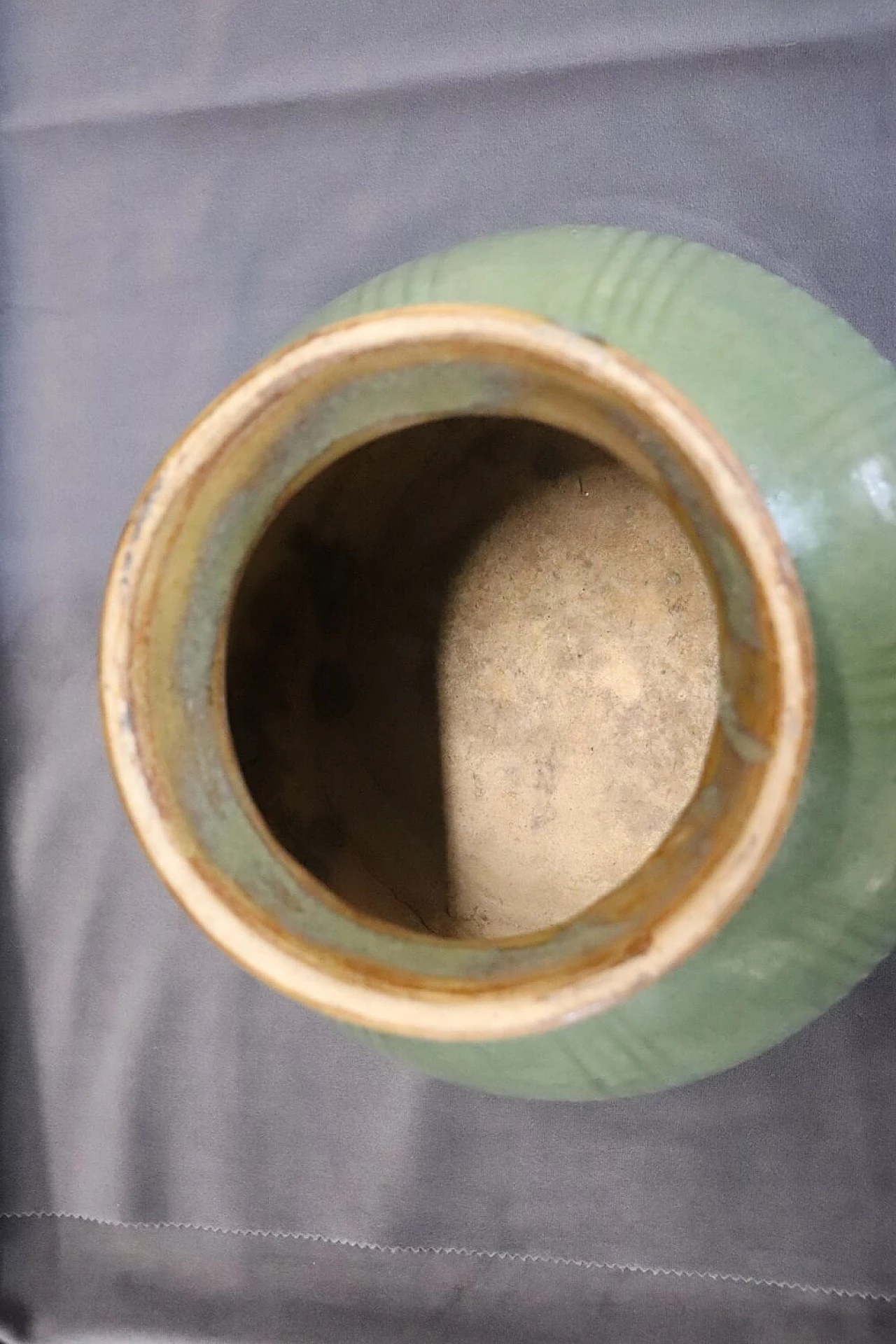 Vaso Ming cinese in gres Celadon 7