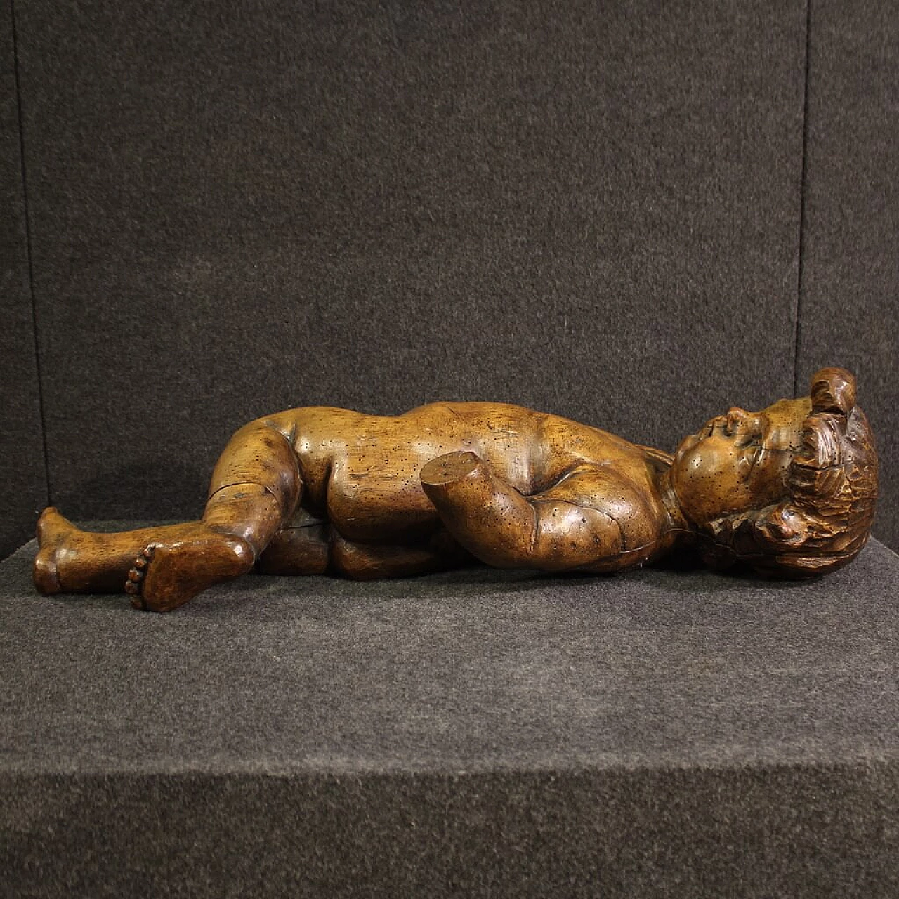 Putto, scultura in pero, '800 6