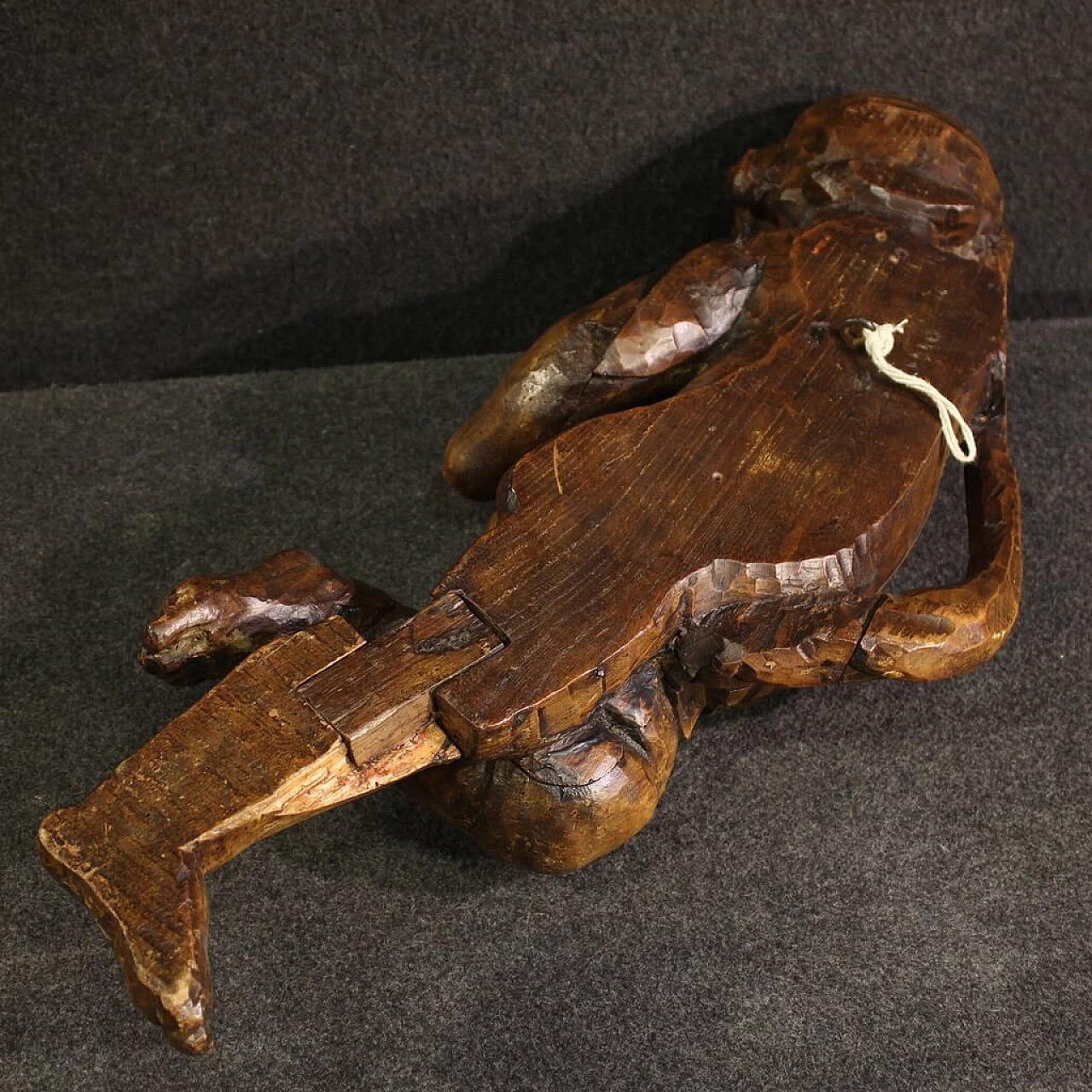Putto, pear wood sculpture, 19th century 7