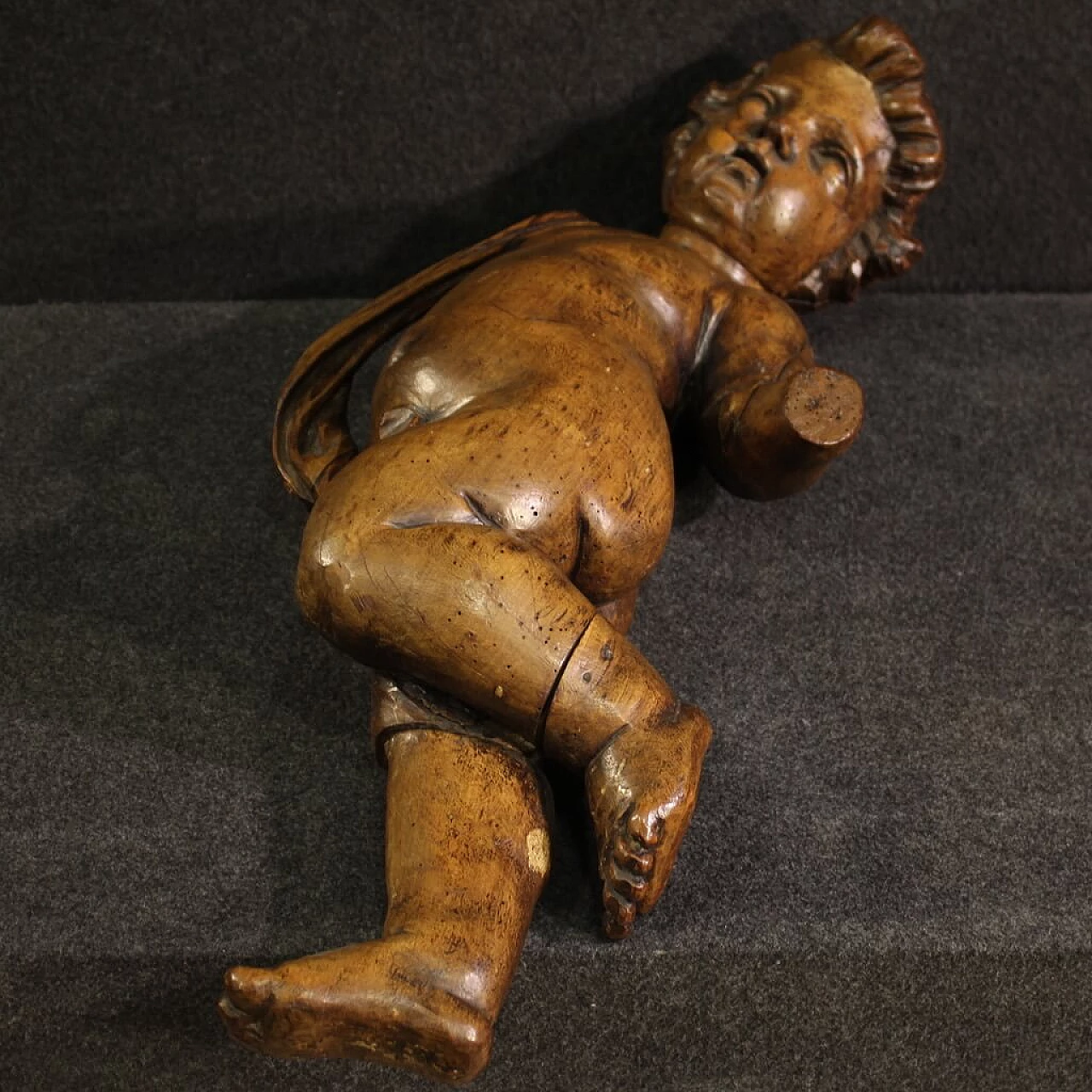 Putto, scultura in pero, '800 12