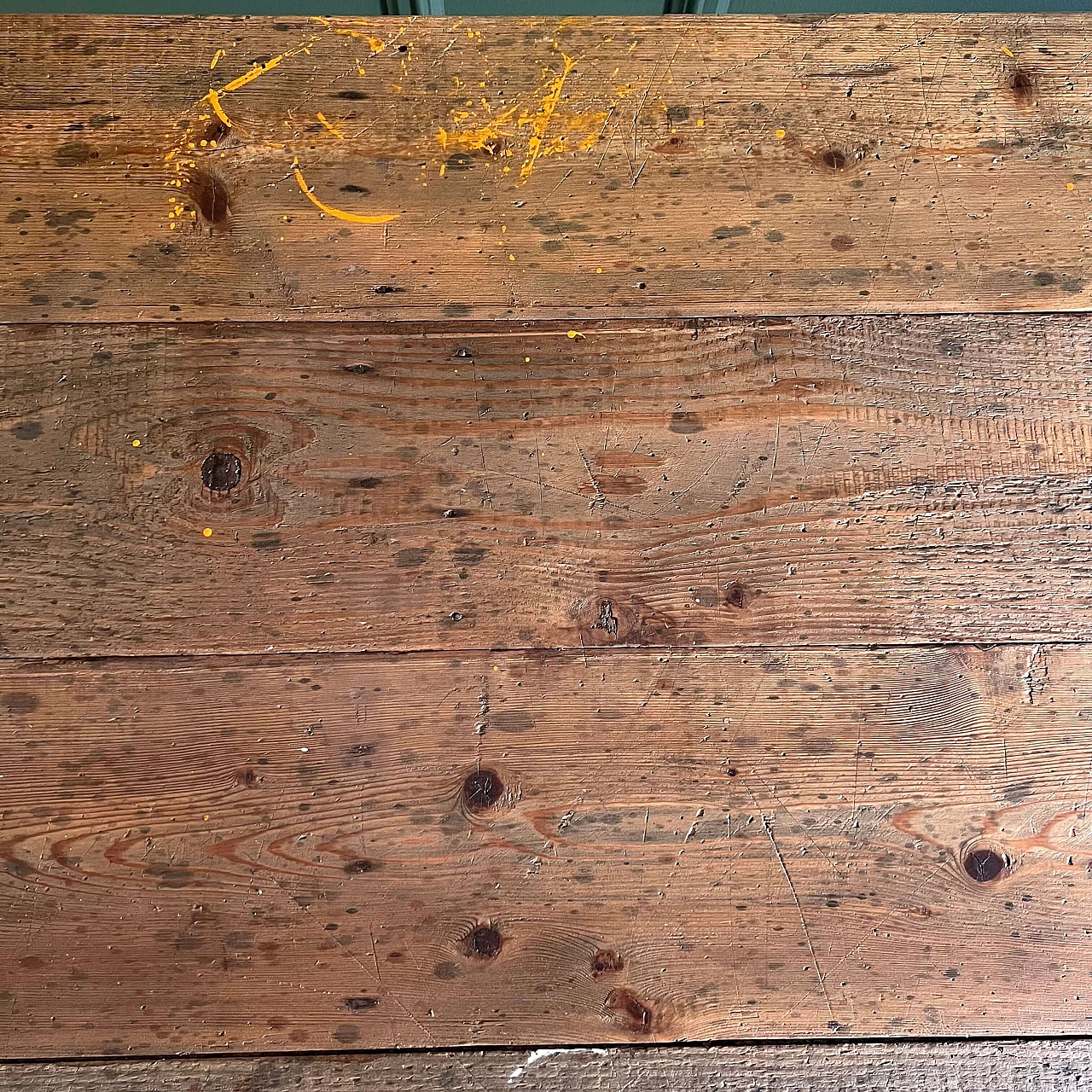 Tavolo industriale in legno, anni '20 5