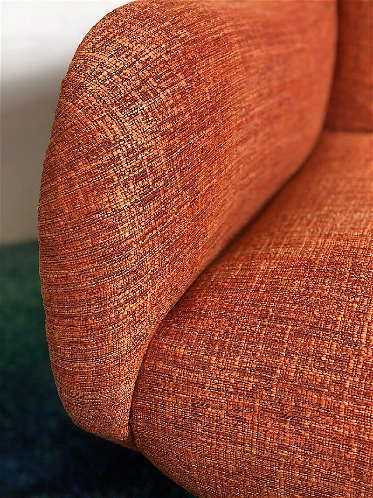 Senior armchair in wood and fabric by Marco Zanuso, 1960s 4