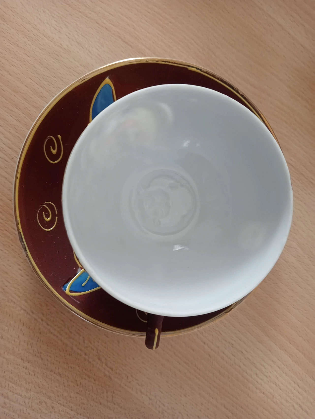 Servizio da caffè in porcellana con decoro giapponese, anni '70 2