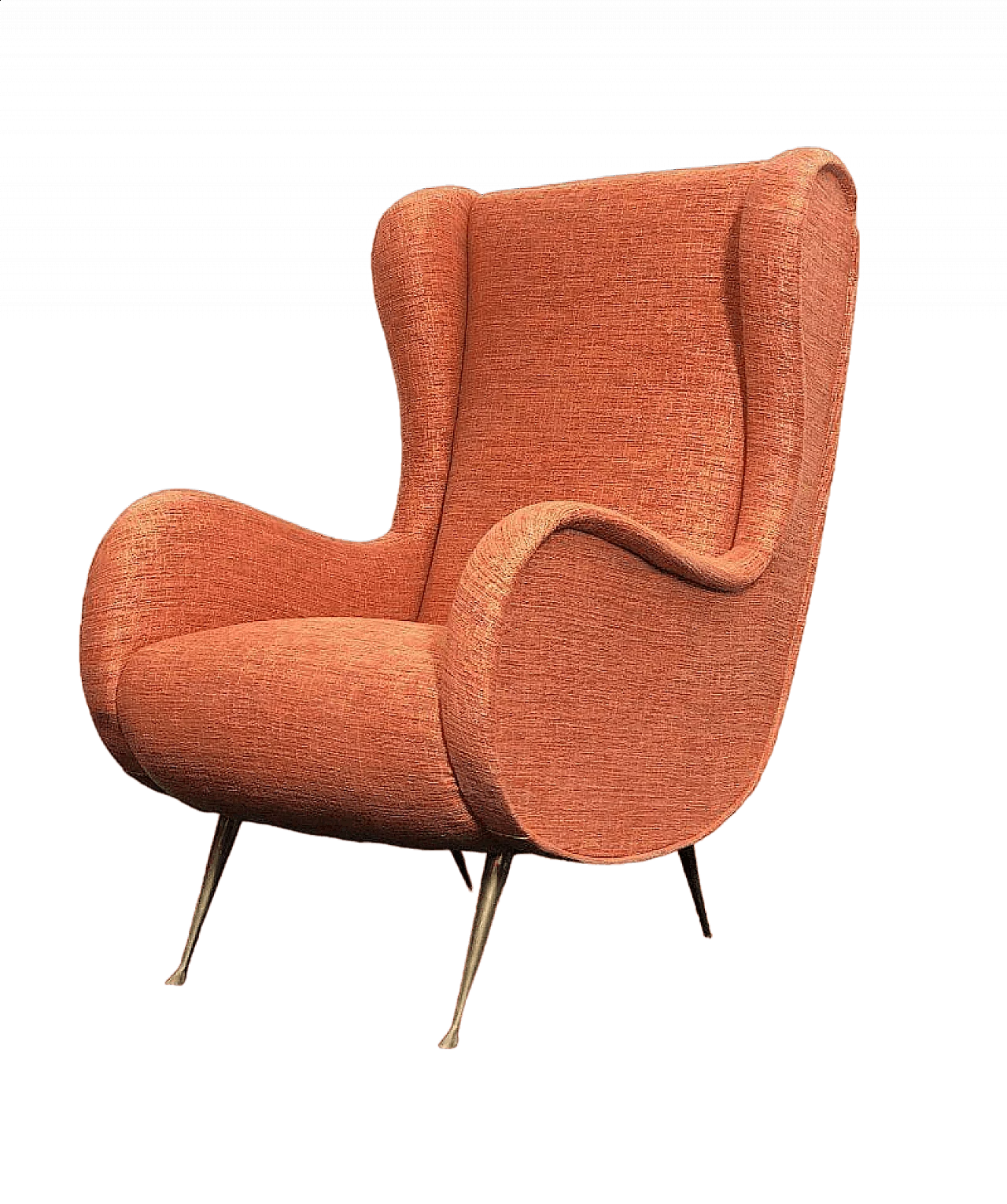 Senior armchair in wood and fabric by Marco Zanuso, 1960s 13
