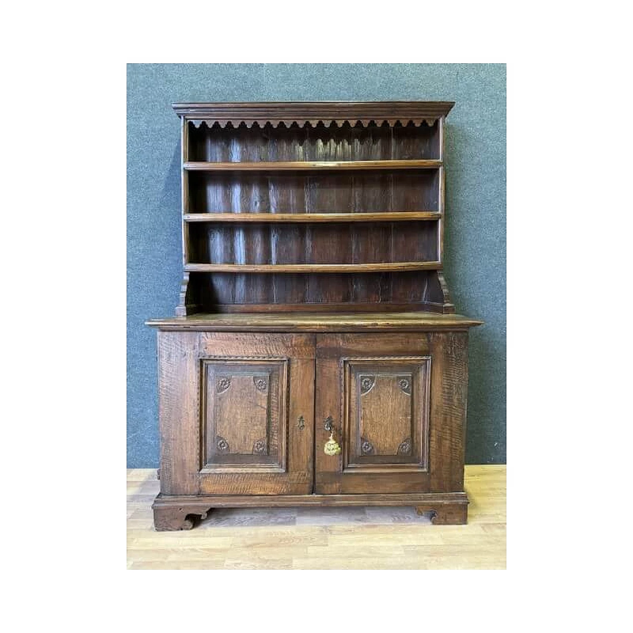 Sideboard with two wooden doors, late 18th century 12