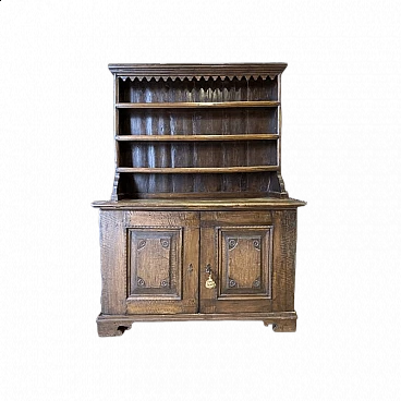 Sideboard with two wooden doors, late 18th century