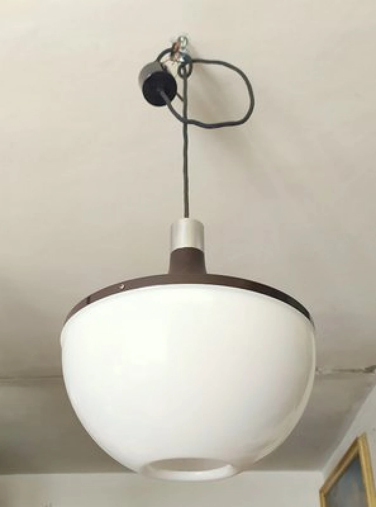 Plastic ceiling lamp by Stilnovo, 1960s 1