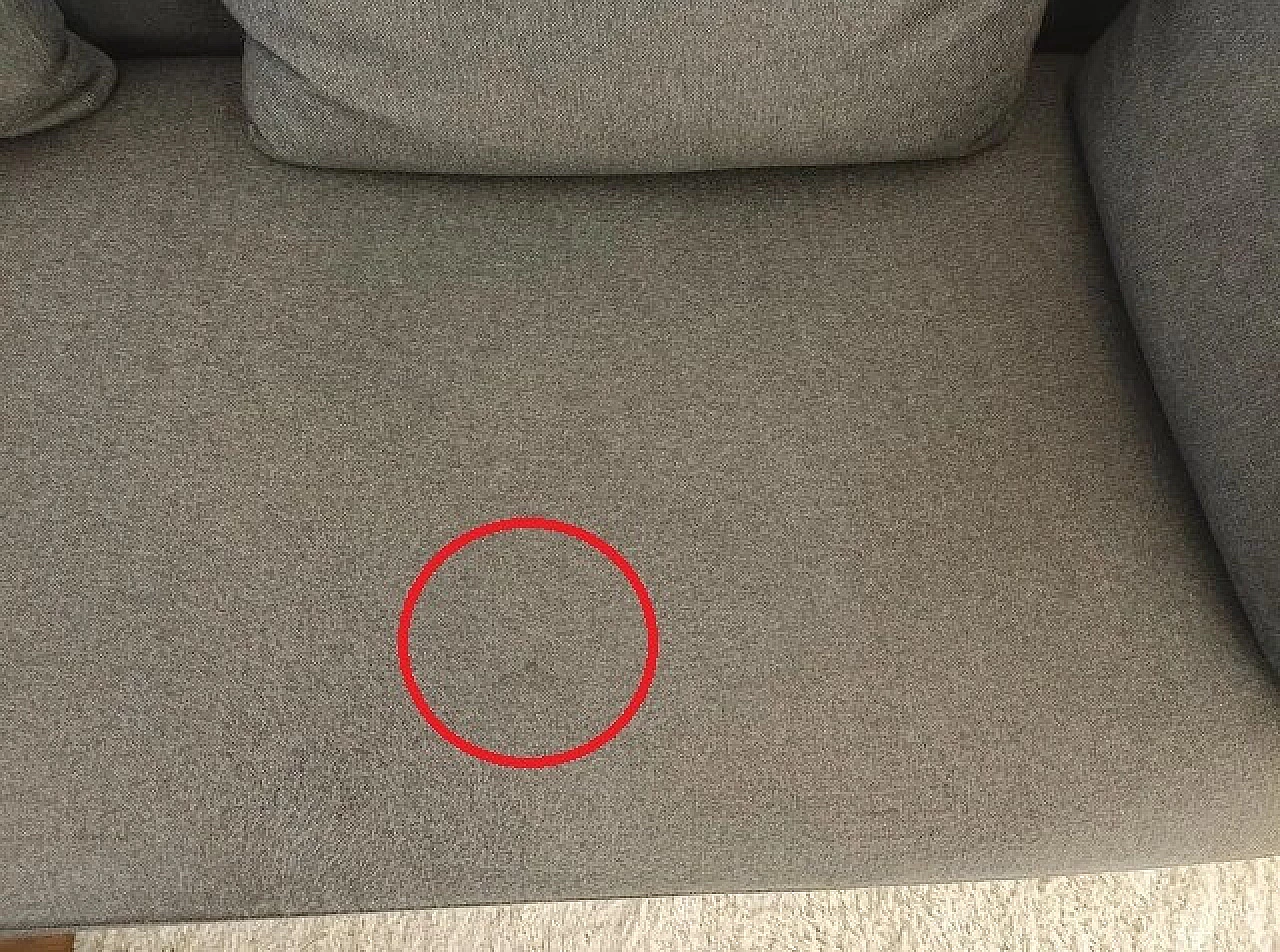 Divano angolare Luna angolare in cotone grigio talpa di Alberta Salotti 10