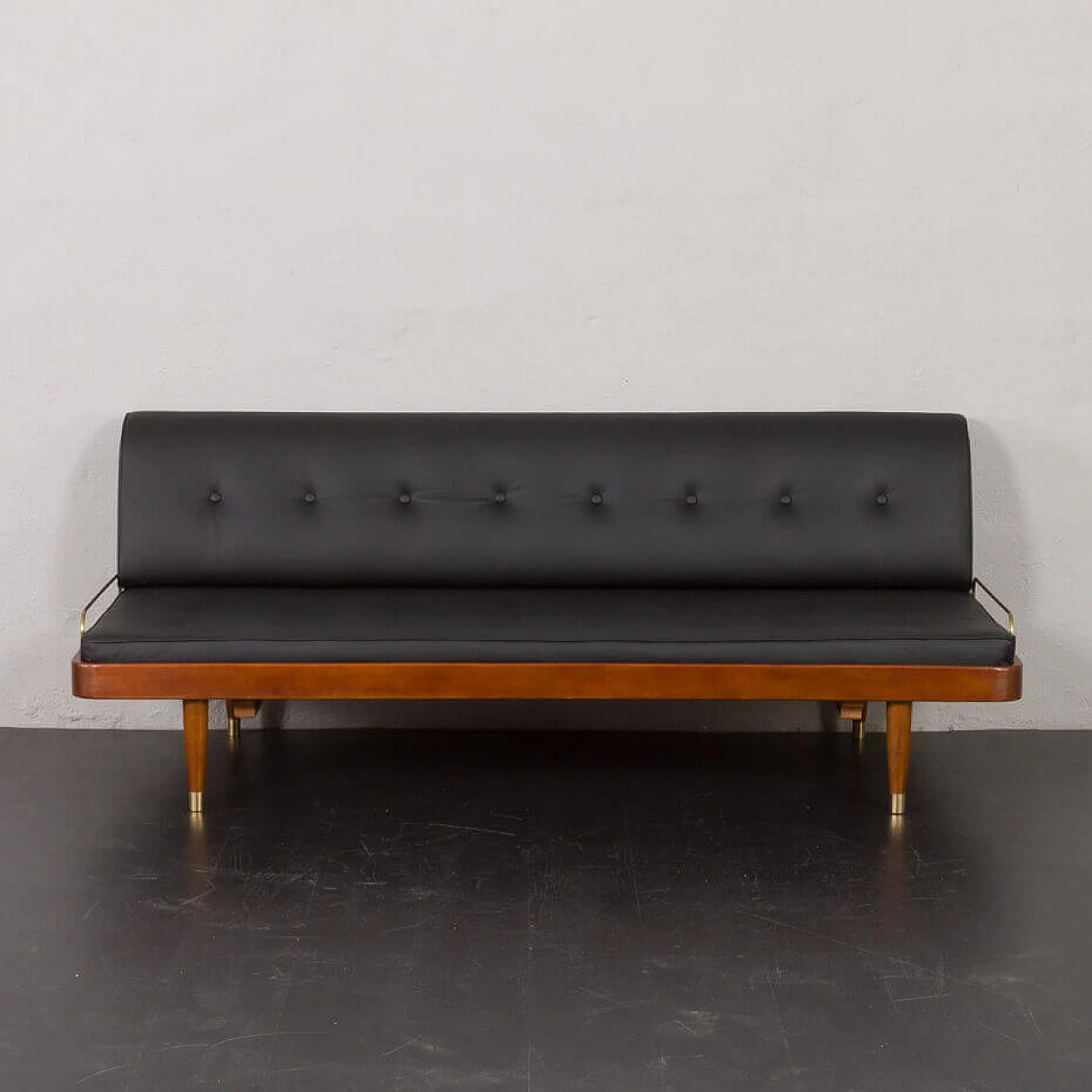 Daybed danese con schienale rimovibile e scomparto nascosto, anni '60 4