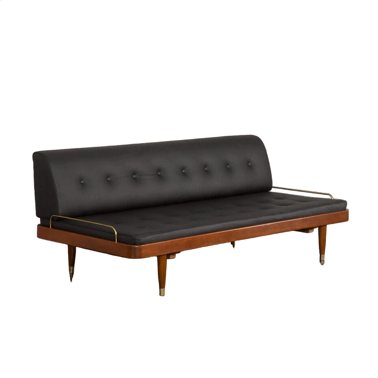 Daybed danese con schienale rimovibile e scomparto nascosto, anni '60 17