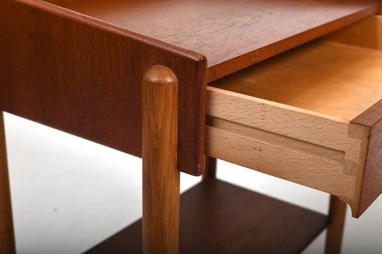 Pair of teak and oak bedside tables by Børge Mogensen for Søborg Møbelfabrik, 1950s 6