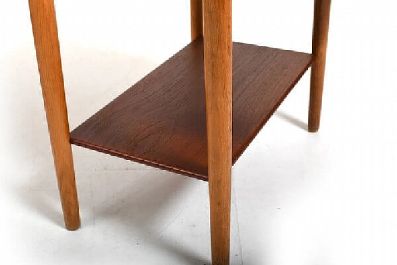 Pair of teak and oak bedside tables by Børge Mogensen for Søborg Møbelfabrik, 1950s 8