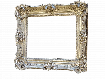 Cornice in legno intagliato e dorato, 1830