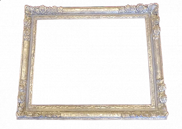 Cornice Luigi XIV intagliata e dorata, fine '600