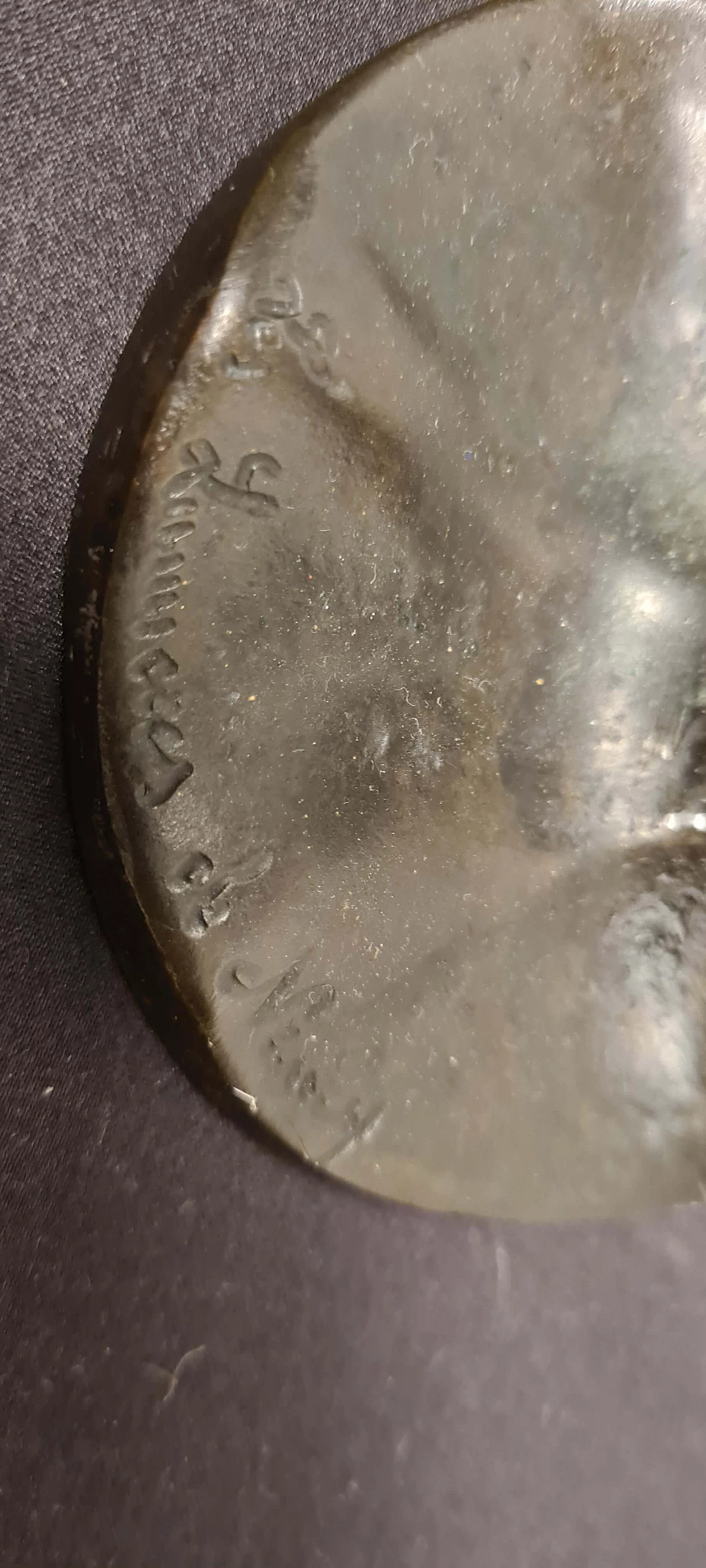 Lampada da tavolo in vetro e bronzo di Le Verre Français, inizio '900 4