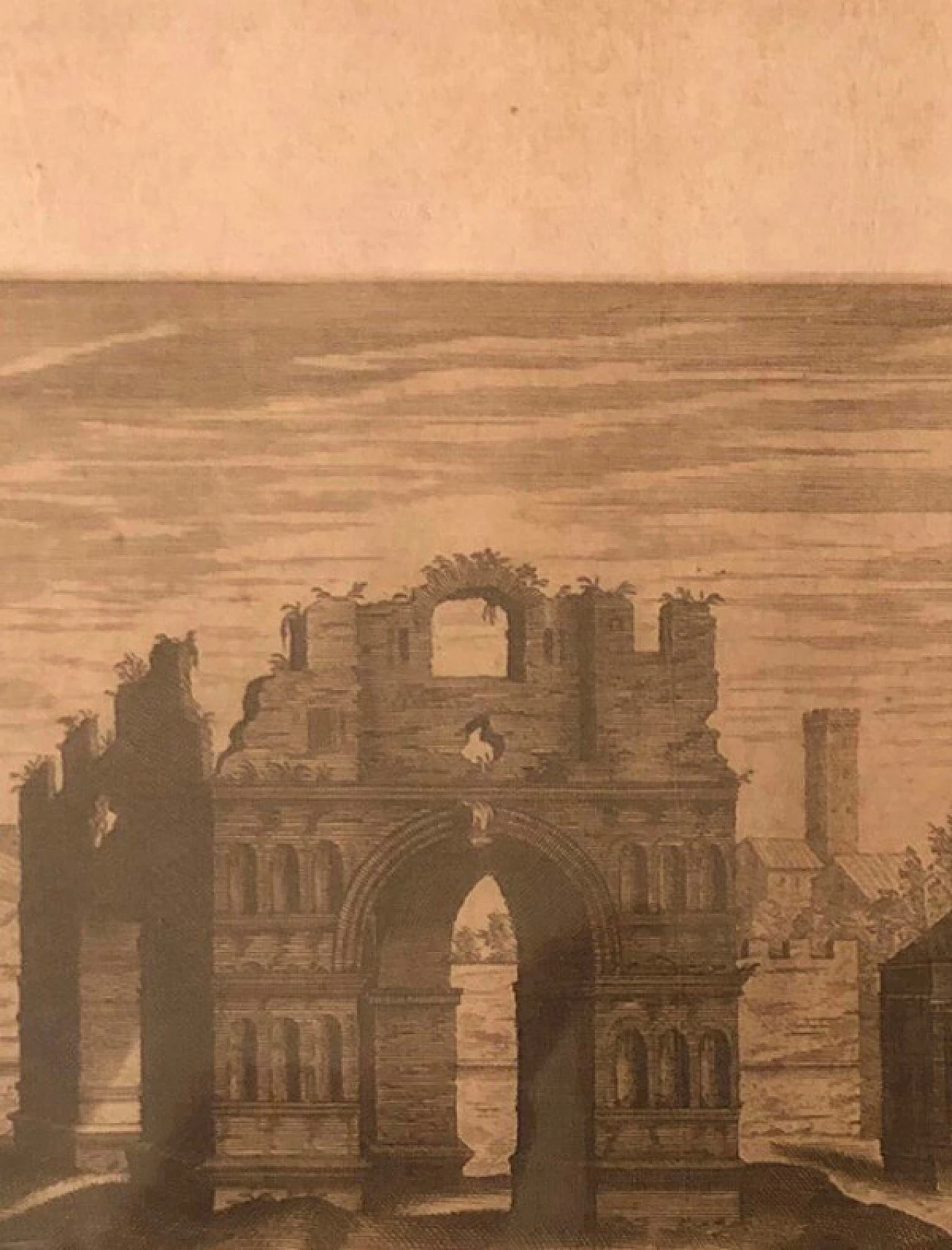 Marco Sadler, Bocca della Verità - Colosseo, coppia di stampe, '800 3