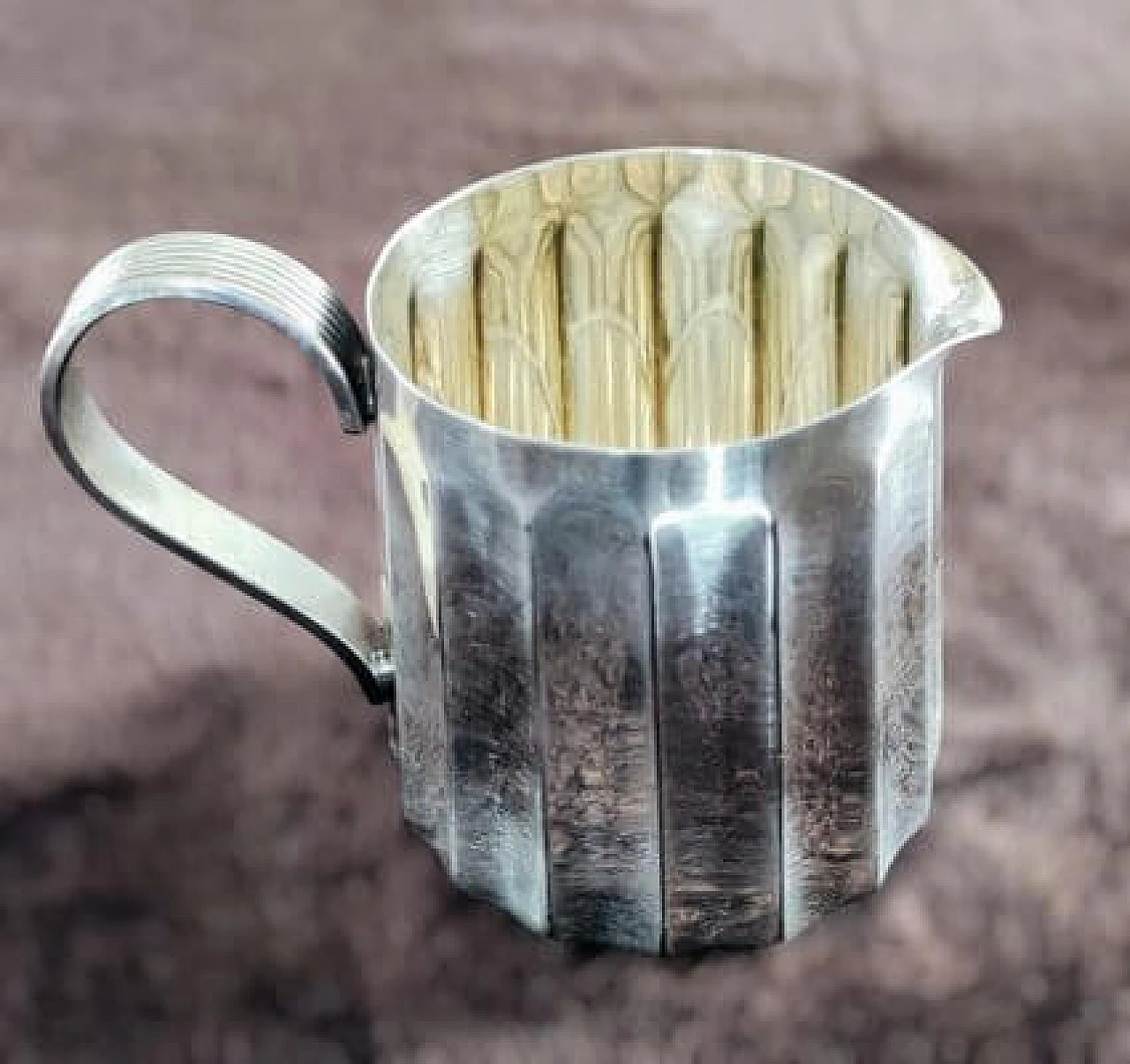 Silver tea set by Massimo Vignelli for Gioielleria Calegaro, 1980s 3