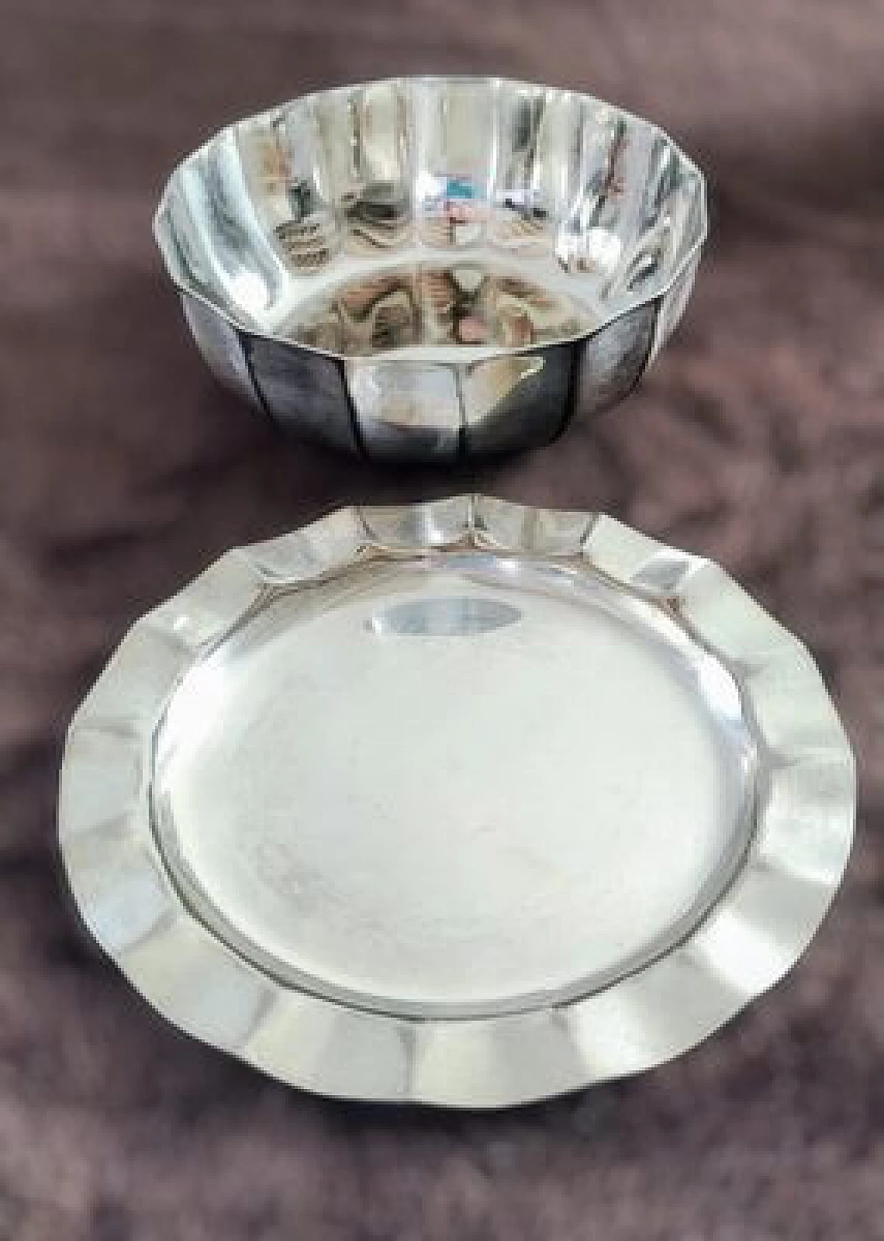Silver tea set by Massimo Vignelli for Gioielleria Calegaro, 1980s 9