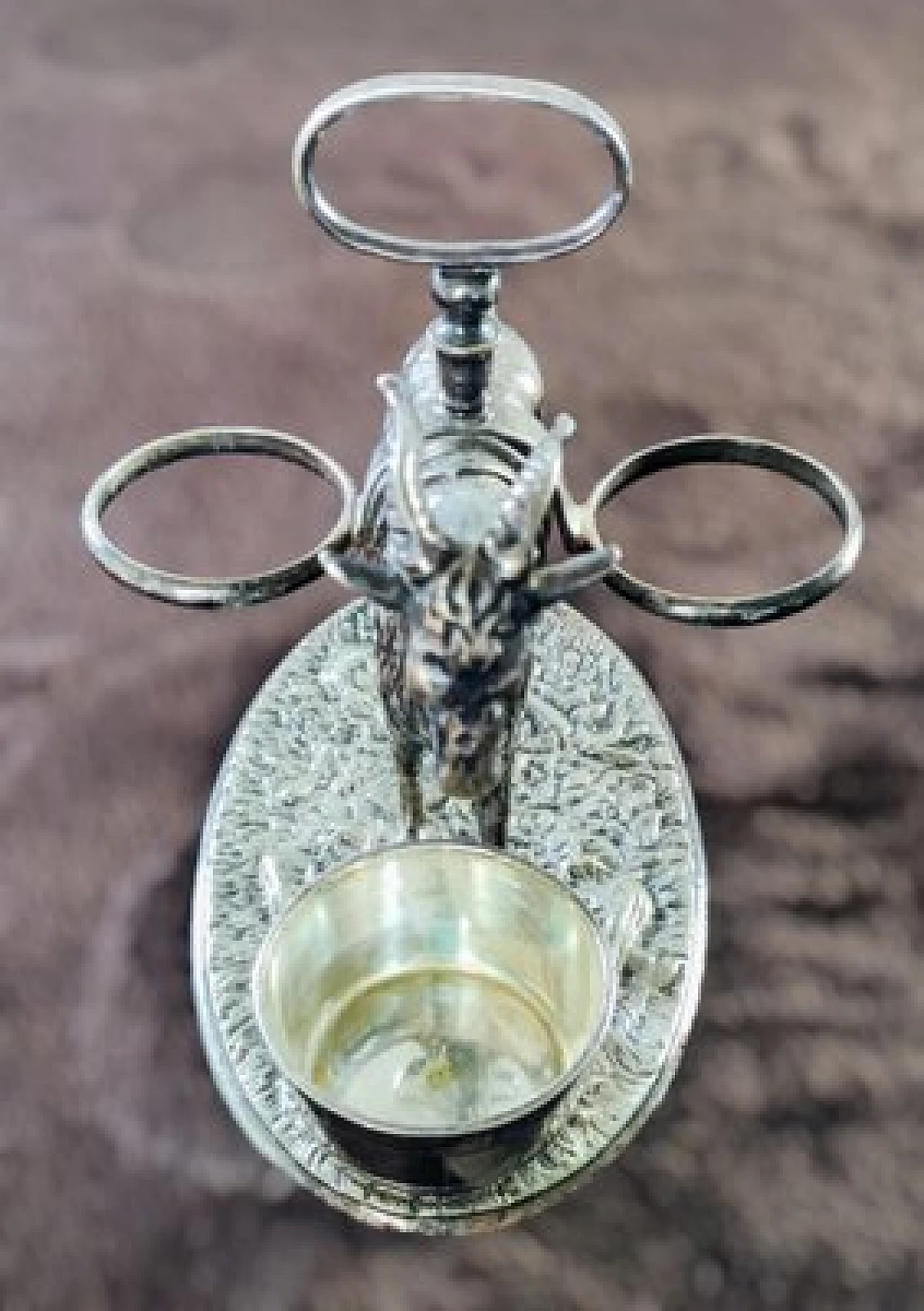 Victorian table menage with silver-plated goat, 1871 14