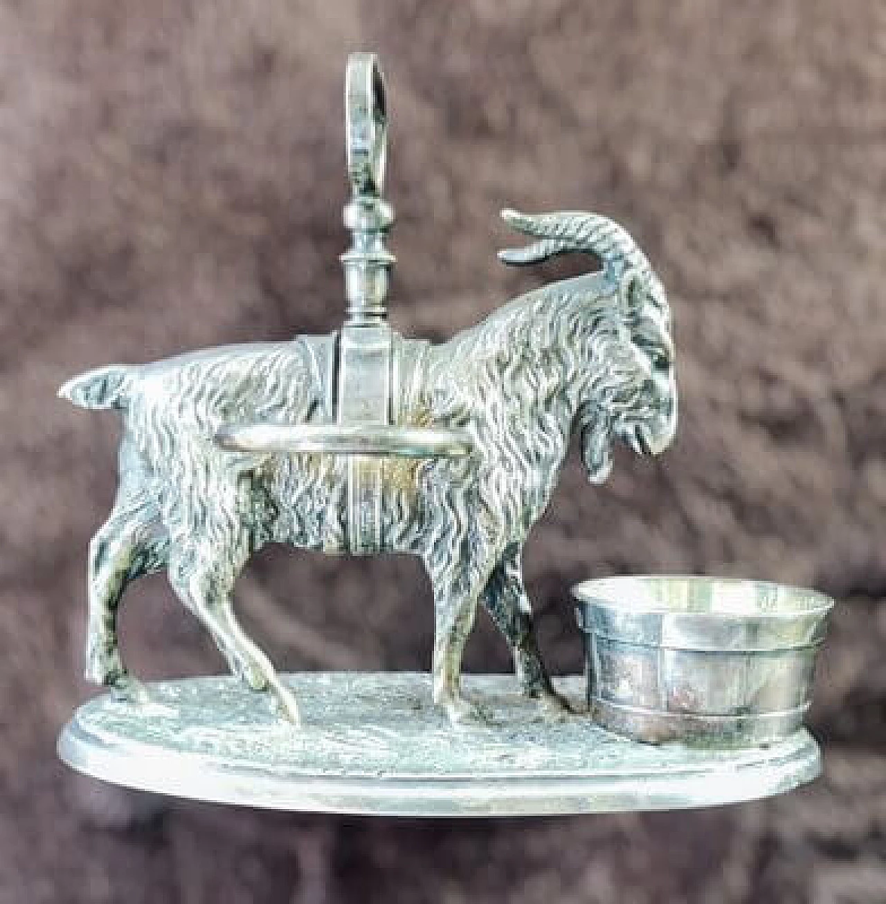 Victorian table menage with silver-plated goat, 1871 17