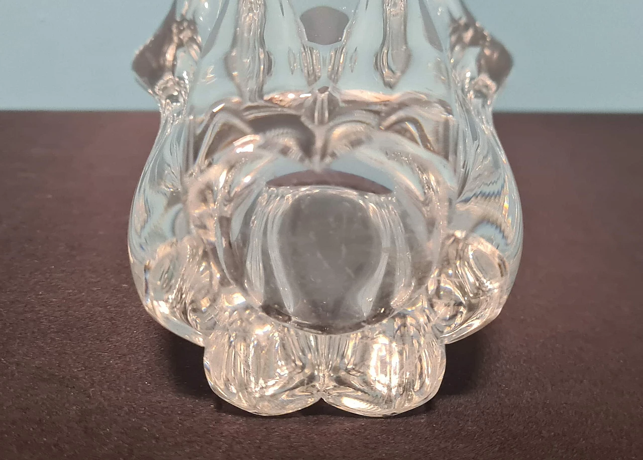 Crystal vase by Daum, 1980s 6