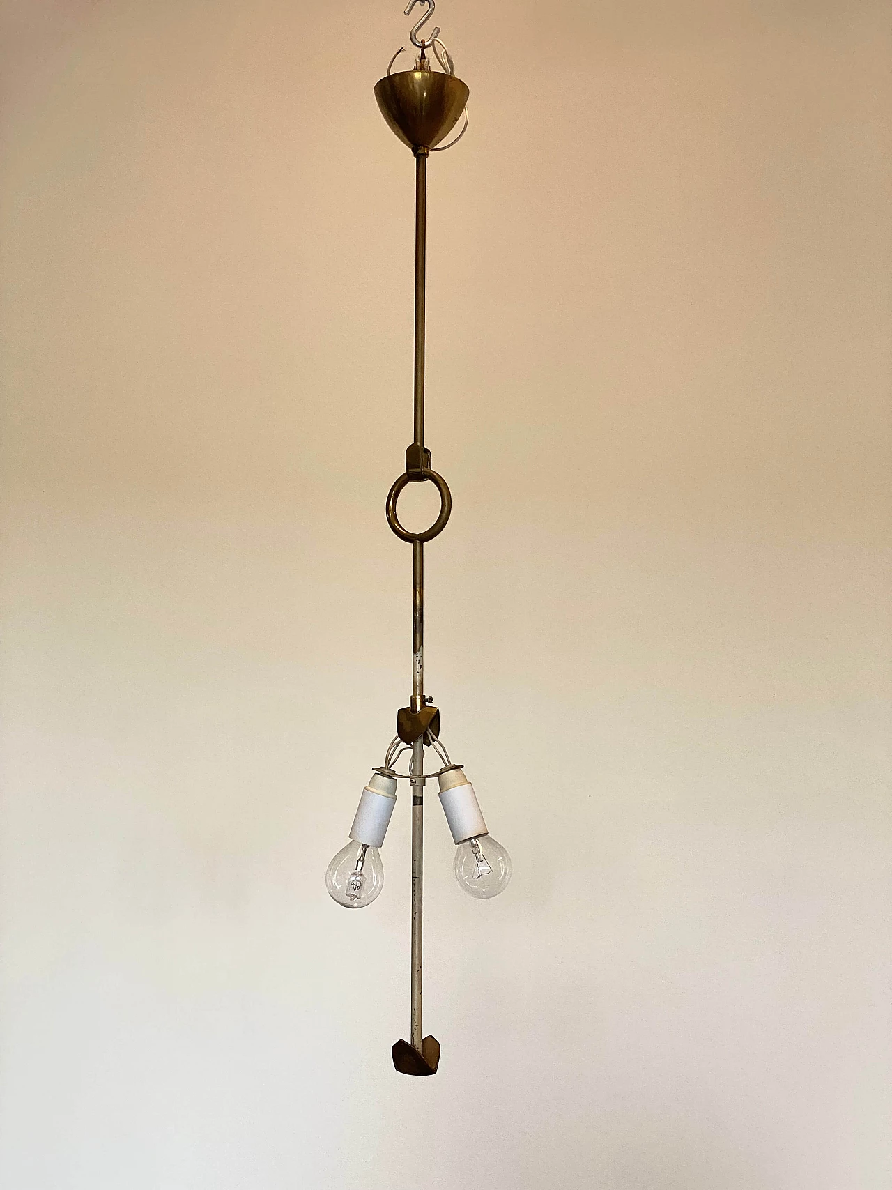Fanalino chandelier by Max Ingrand for Fontana Arte, 1950s 5